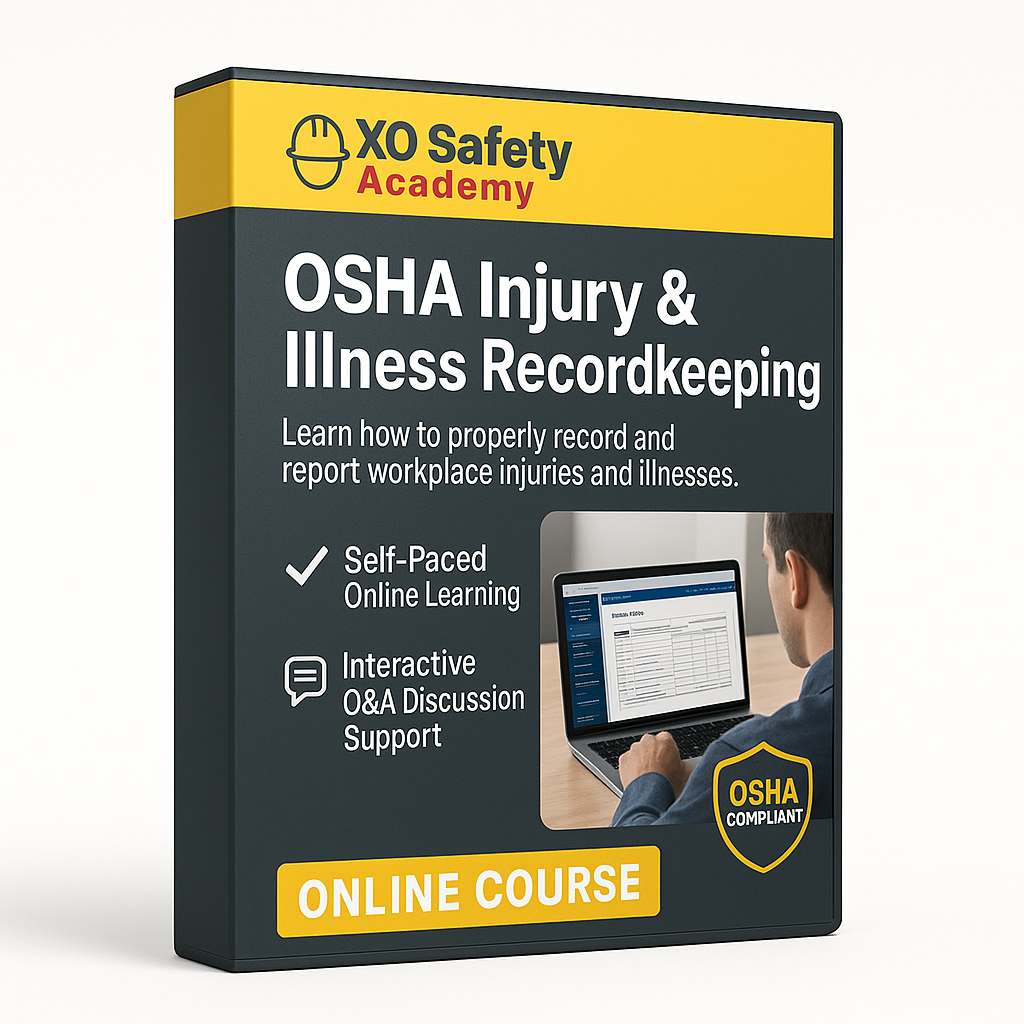 XO Safety Injury and Illness Recordkeeping Online Course
