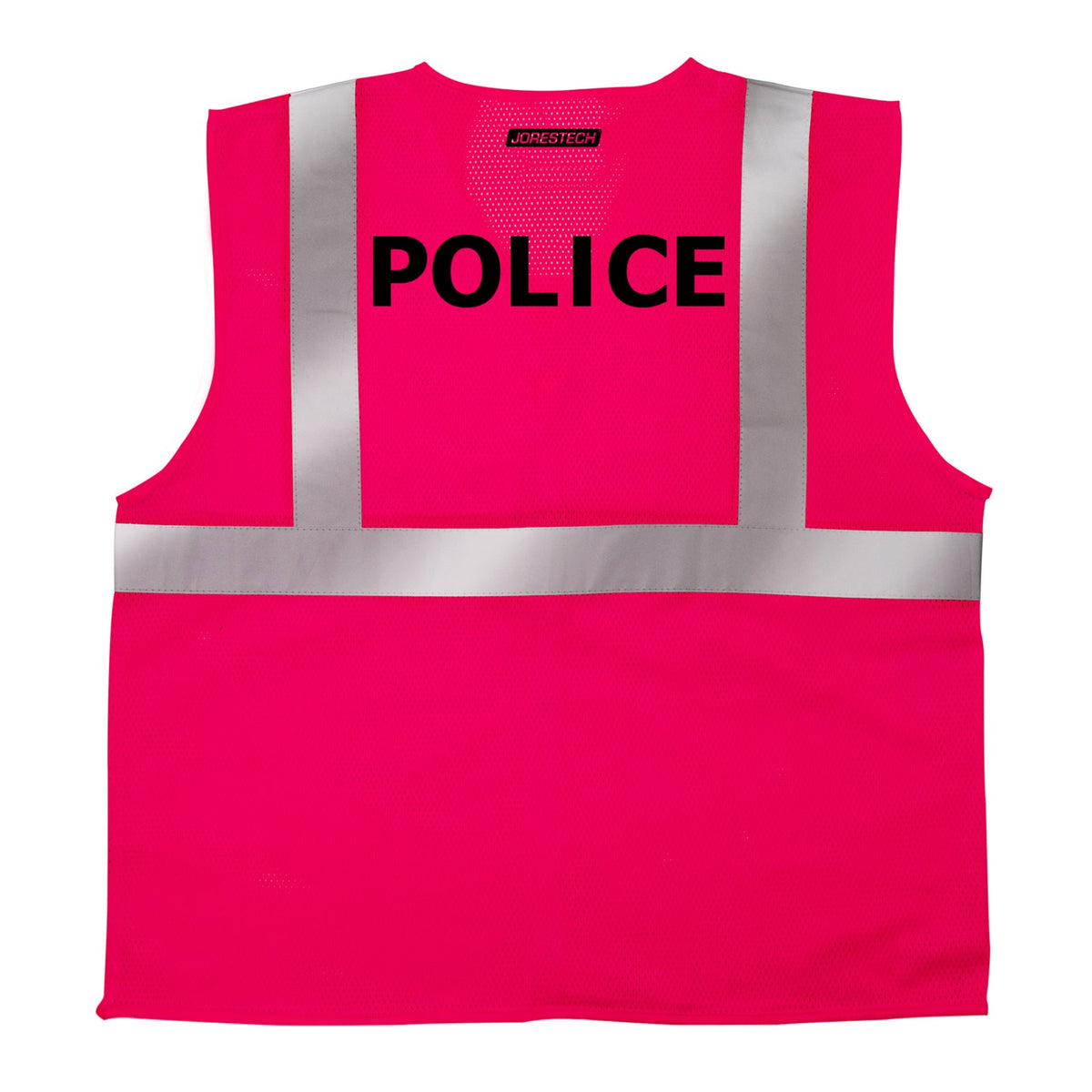 Jorestech Printed Hi-Vis Mesh Safety Vest with 2” Reflective Strips and Pocket - PinkFit Collection