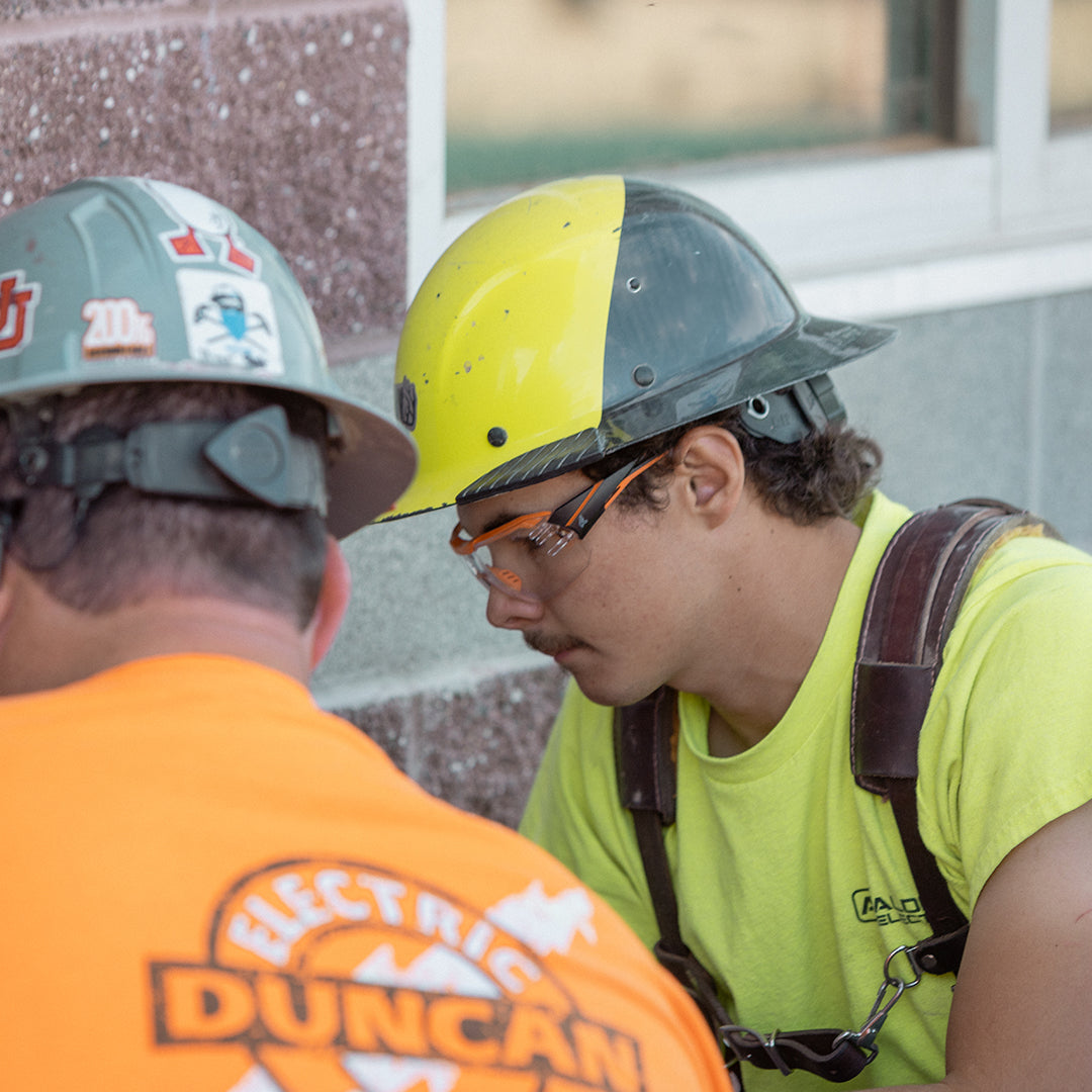 Edge Kabru Safety Glasses worn on the construction site