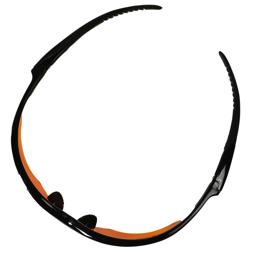 KleenGuard Nemesis Safety Glasses with Black Frame and Blue Shield Lens-19642-Safety Glasses USA-5