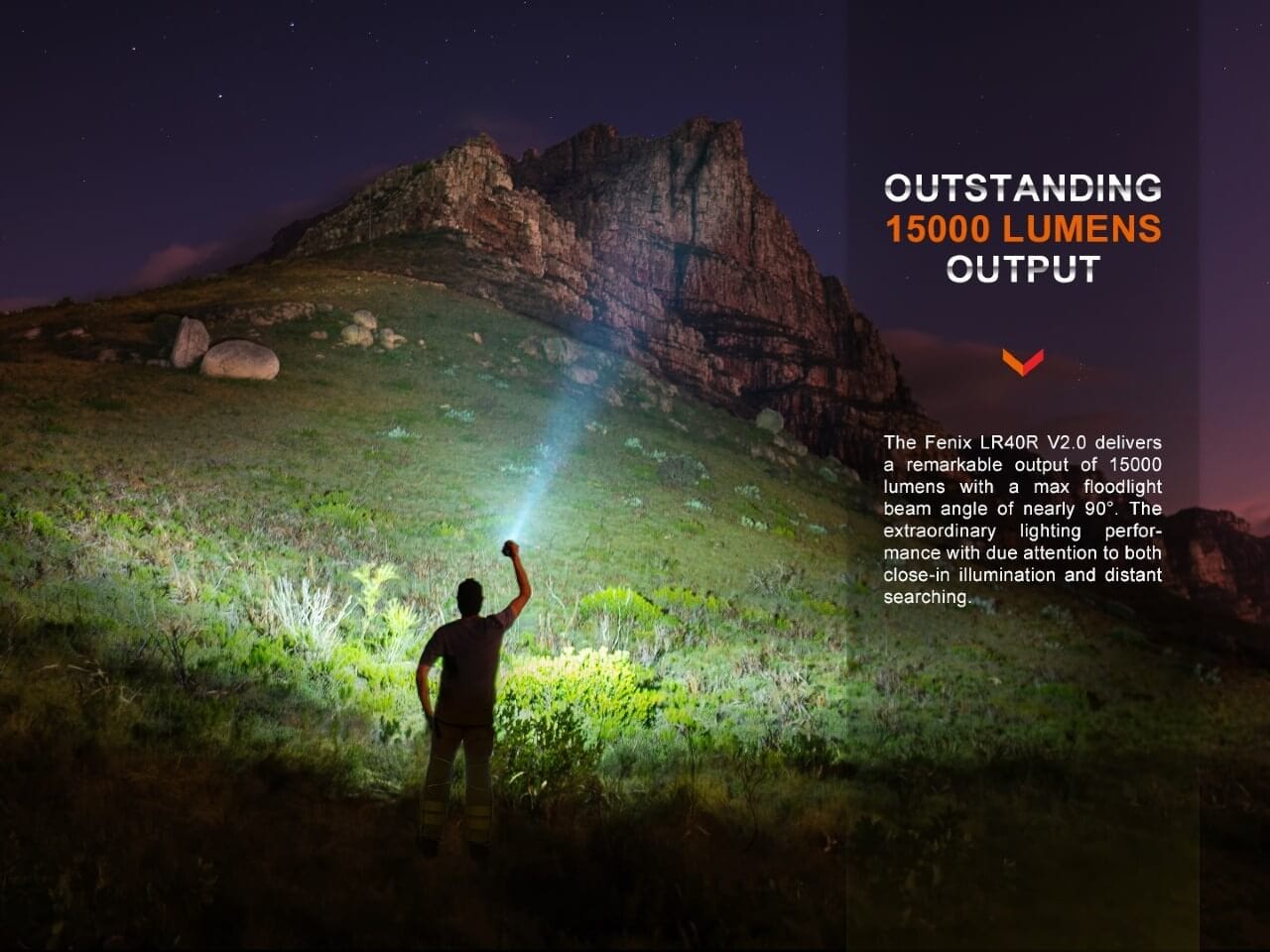 Fenix LR40R V2.0 Rechargeable LED Searchlight-sku-45248002294056-Safety Glasses USA-4