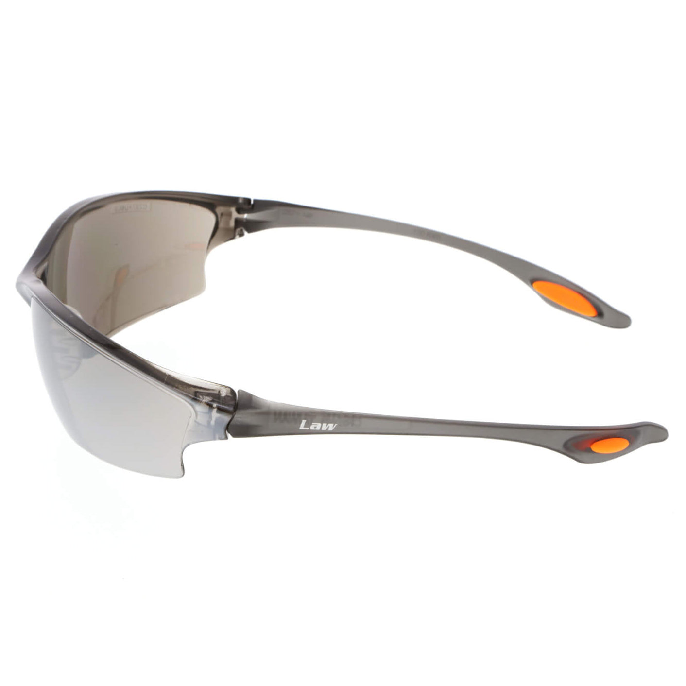 MCR Safety Law 2 Safety Glasses with Silver Mirror Lens-Safety Glasses USA-3
