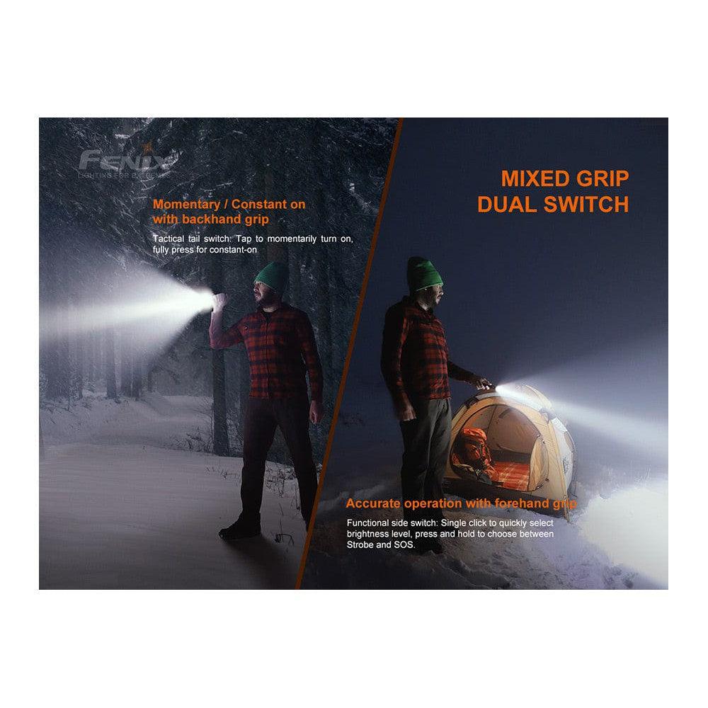 Fenix LD22 V2 Compact LED Flashlight - 800 Lumens-sku-44858651050280-Safety Glasses USA-5