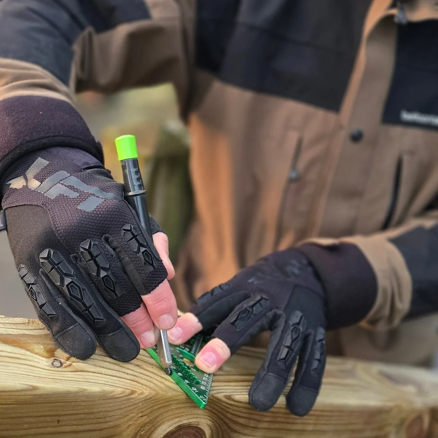 Lift Safety Framed Brown/Black Gloves