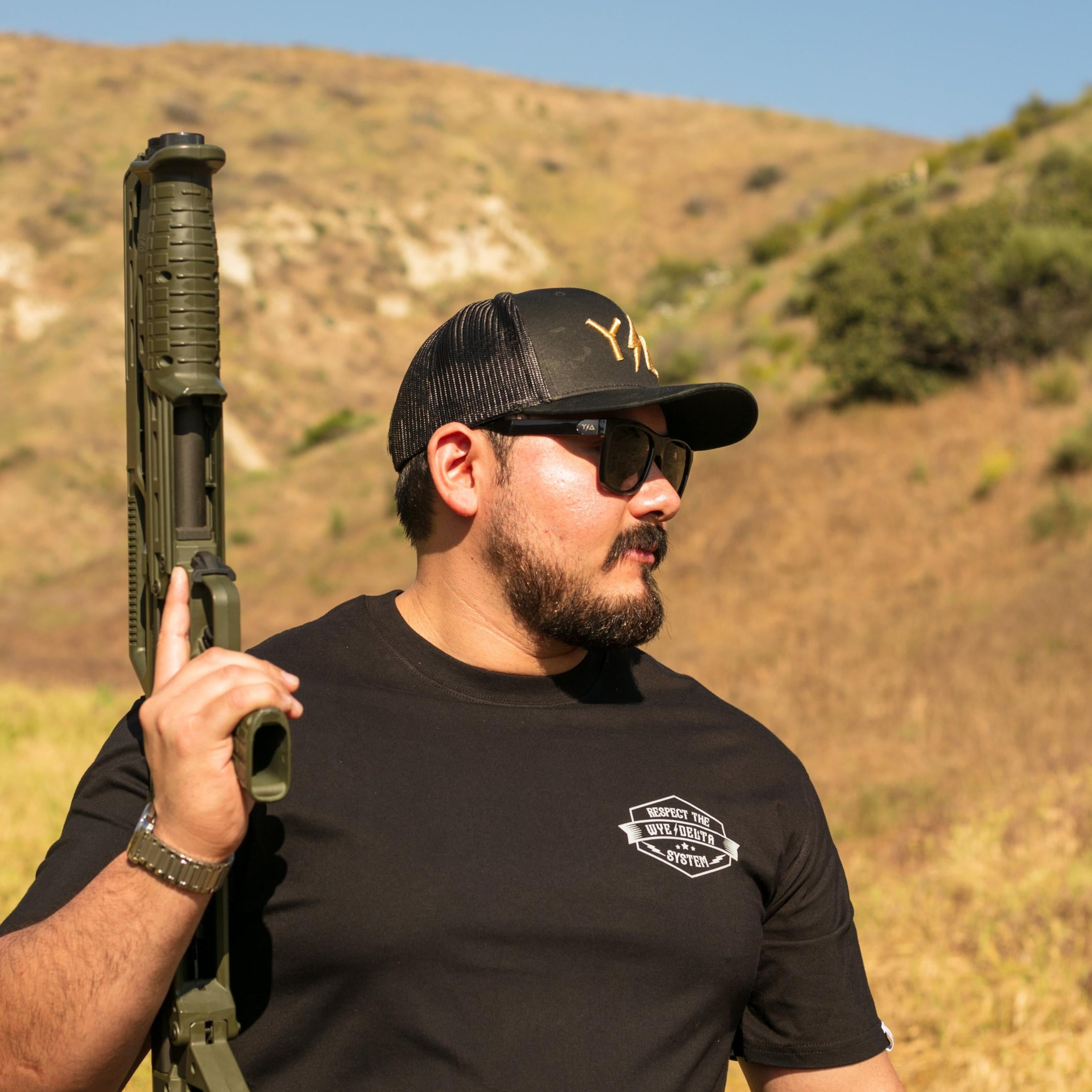 Wye Delta Z87 Madhook 2.0 LR: Black Polarized Safety Glasses-Safety Glasses USA-7