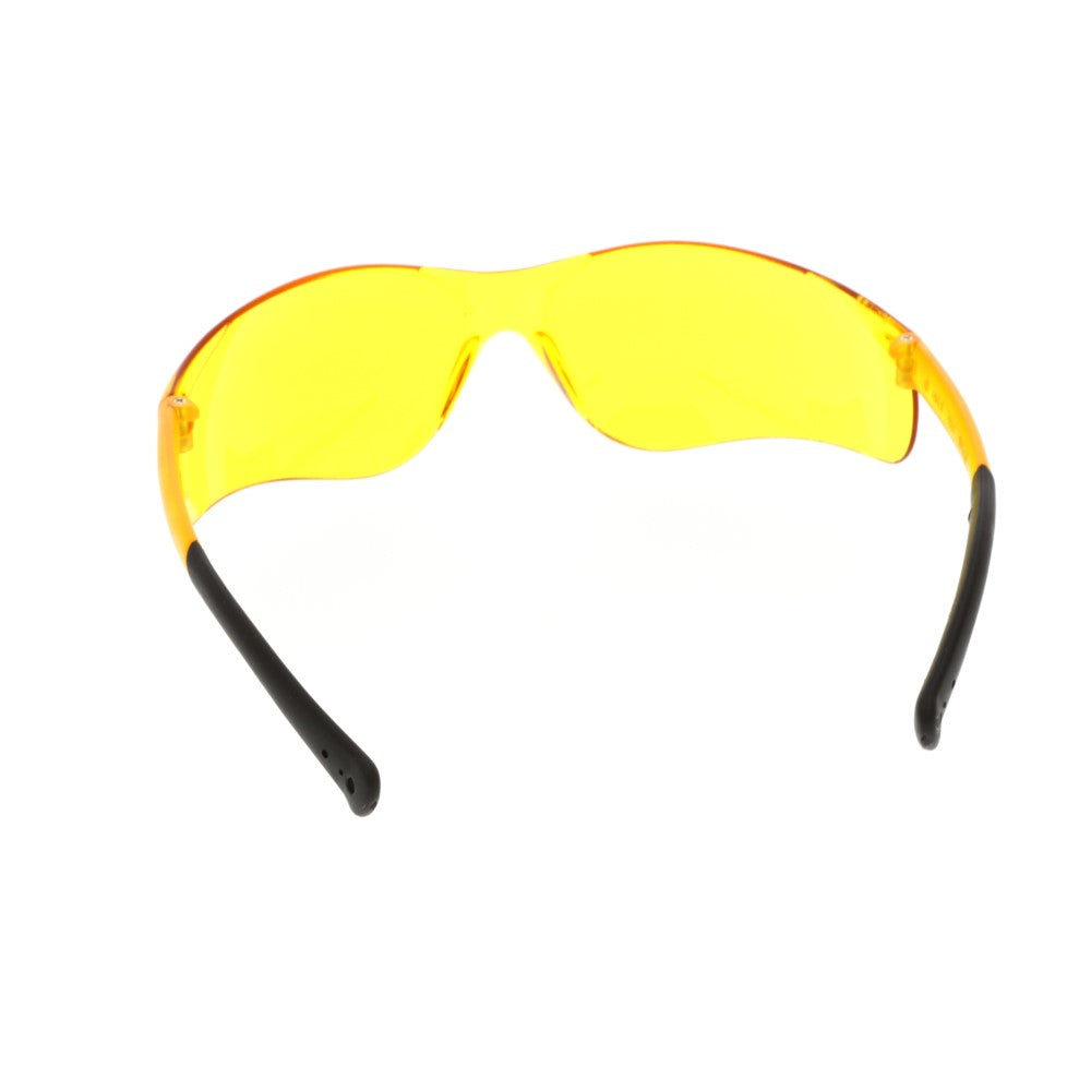 MCR Safety BearKat BK1 BK114 Safety Glasses with Amber Lenses Nose Bridge View