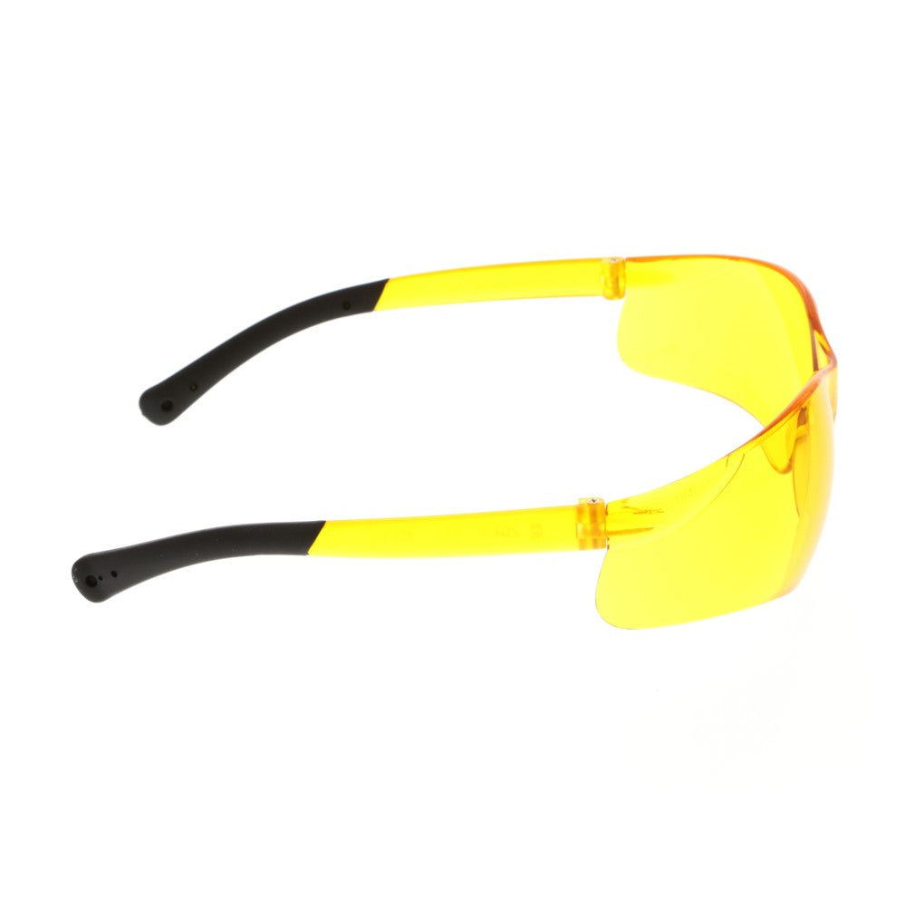 MCR Safety BearKat BK1 BK114 Safety Glasses with Amber Lenses Right Temple View