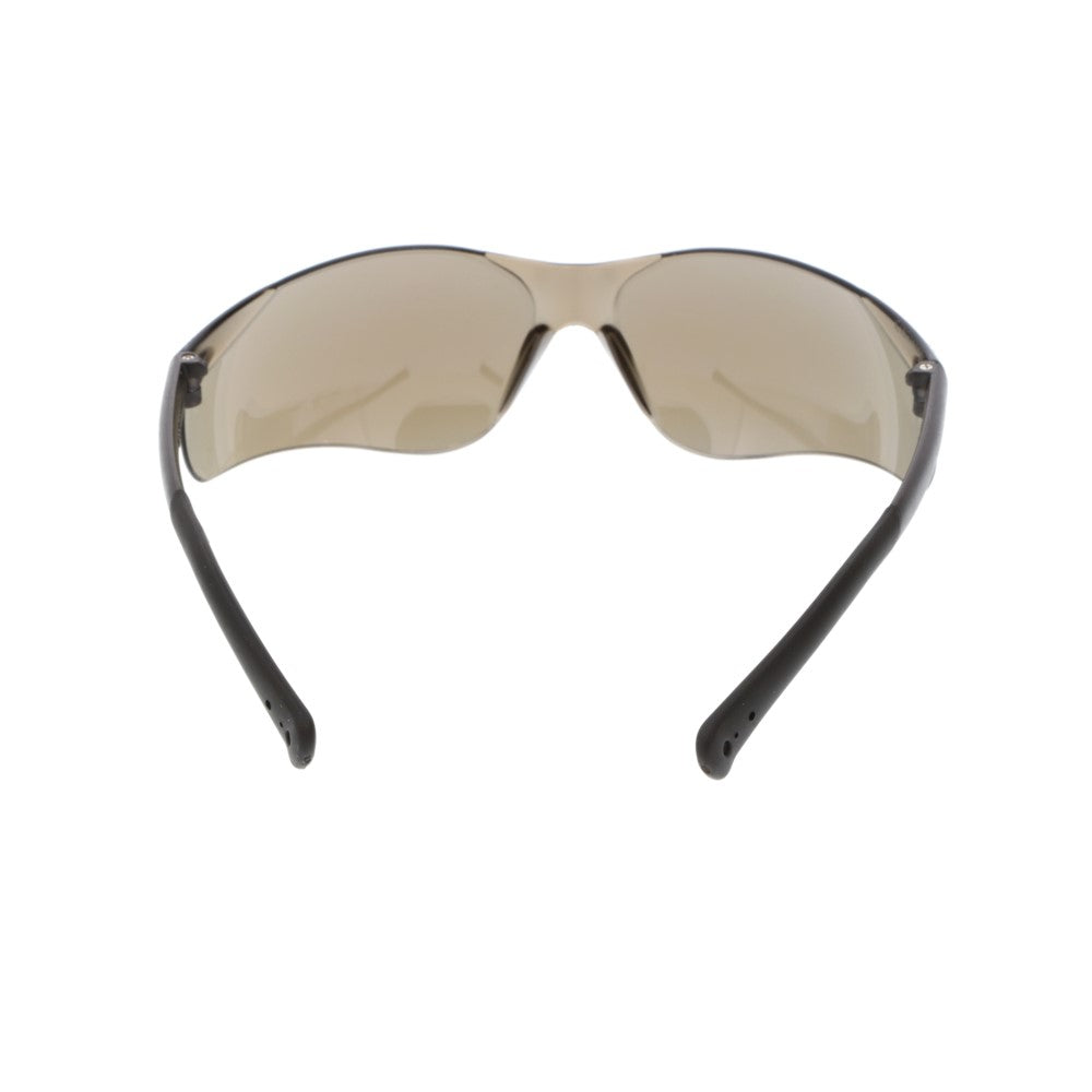 MCR Safety BearKat BK1 BK118 Safety Glasses with Blue Mirror Lenses Nose Bridge View