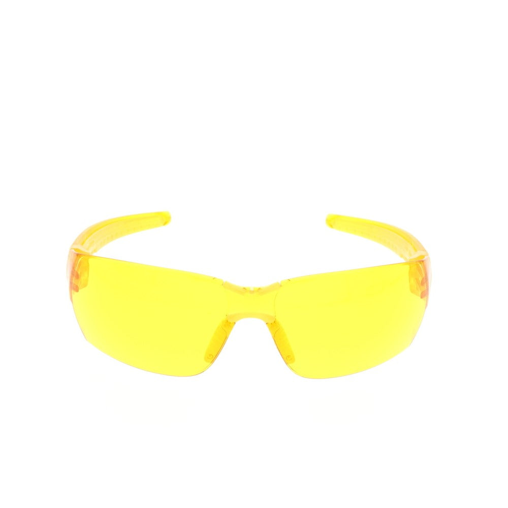 MCR Safety Hulk HK2 HK214PF Safety Glasses with Amber Anti-Fog Lenses Front View