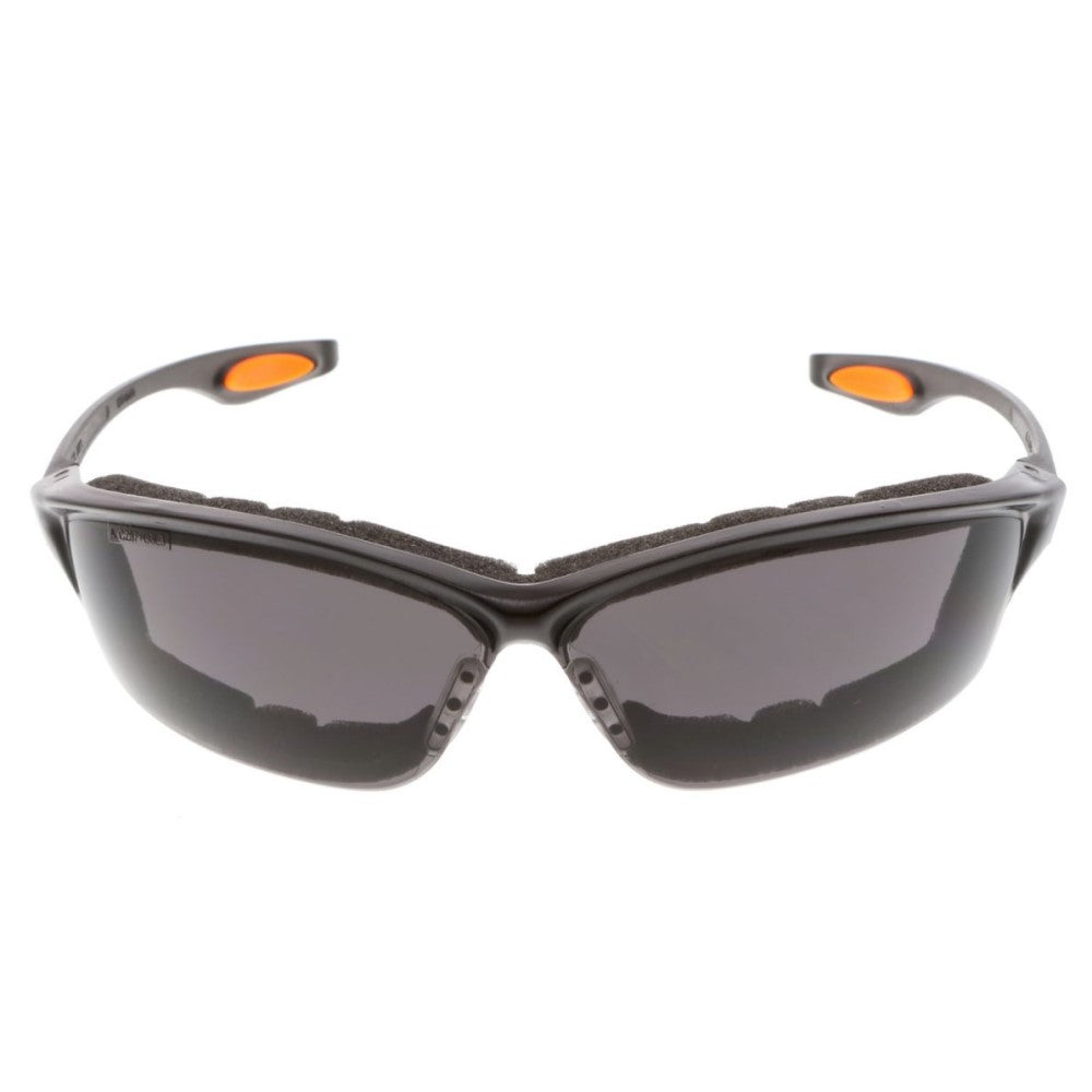 MCR Safety Law LW3 LW312AF Safety Glasses Foam-Lined with Gray Anti-Fog Lenses Front View