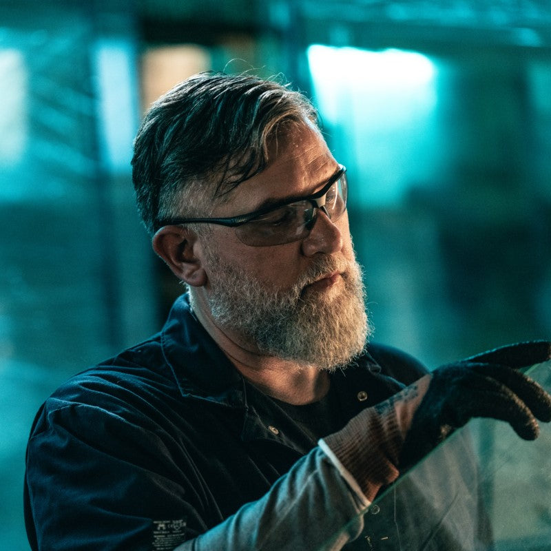 MCR Safety VL2 Safety Glasses with Navy Blue Frame and MaxBlue Lens-Safety Glasses USA-2