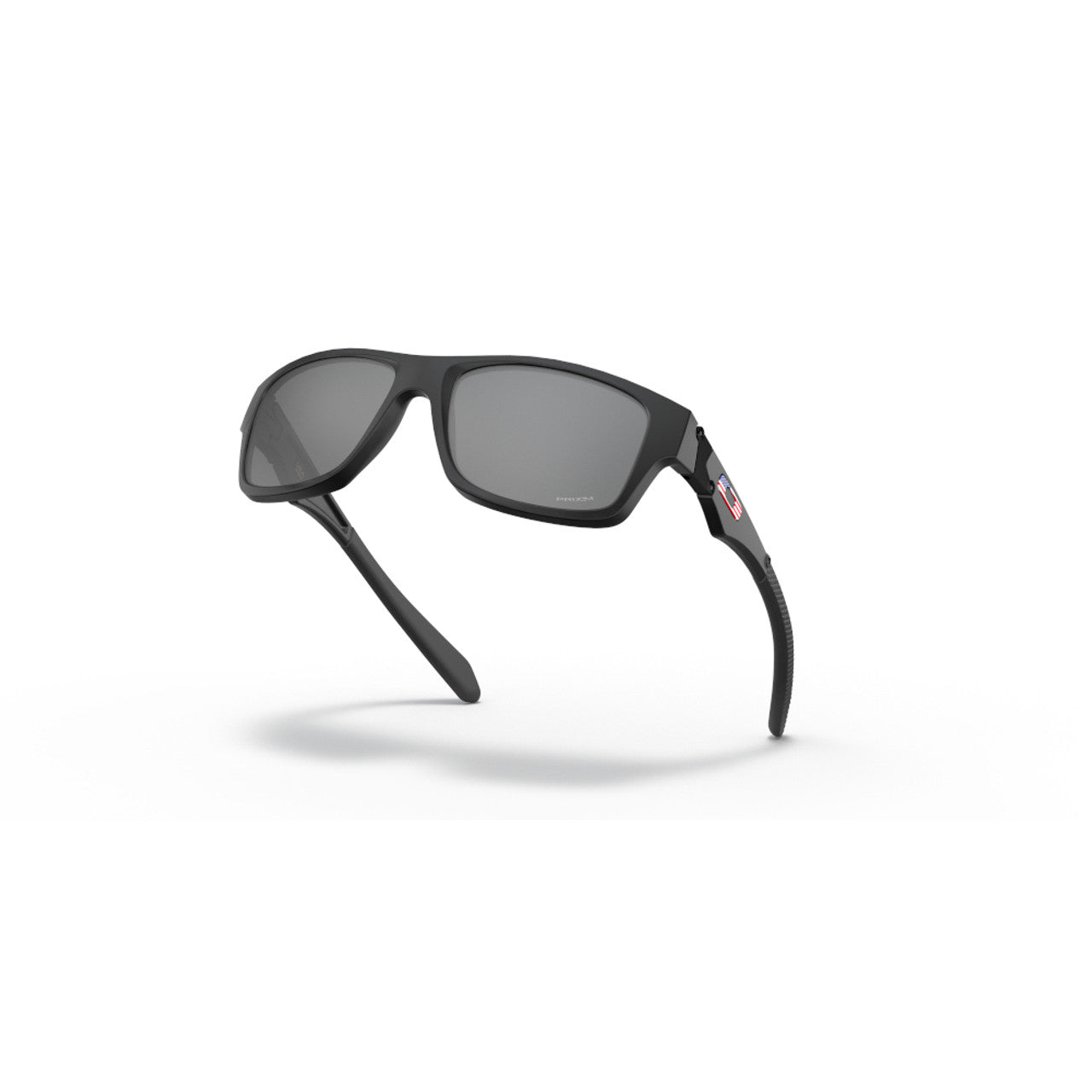 OAKLEY SI Jupiter Squared USA Flag Matte Black Sunglasses OO9135-3356 Elevated Front View