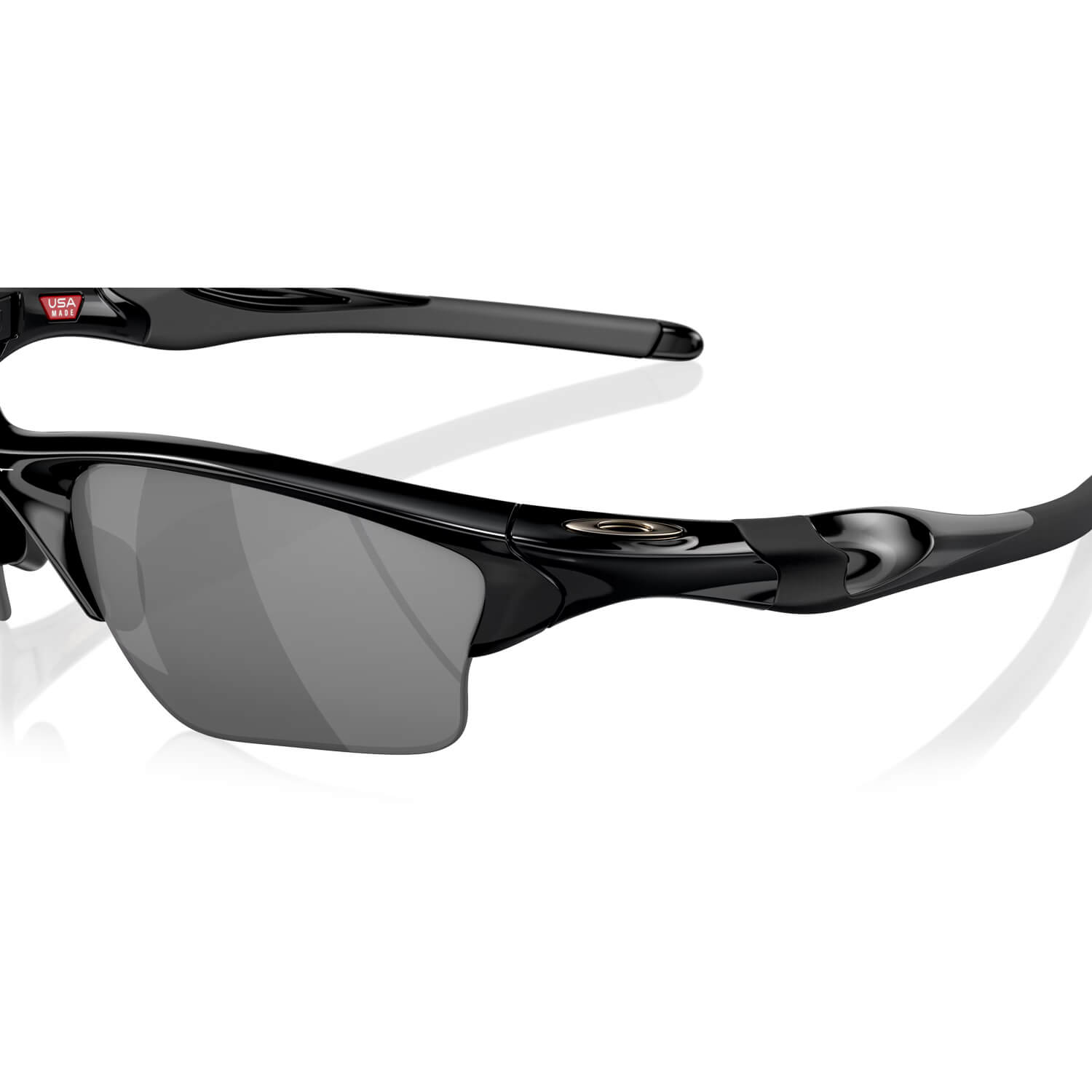 Oakley Half Jacket 2.0 XL Sunglasses Polished Black with Black Iridium Lenses-Safety Glasses USA