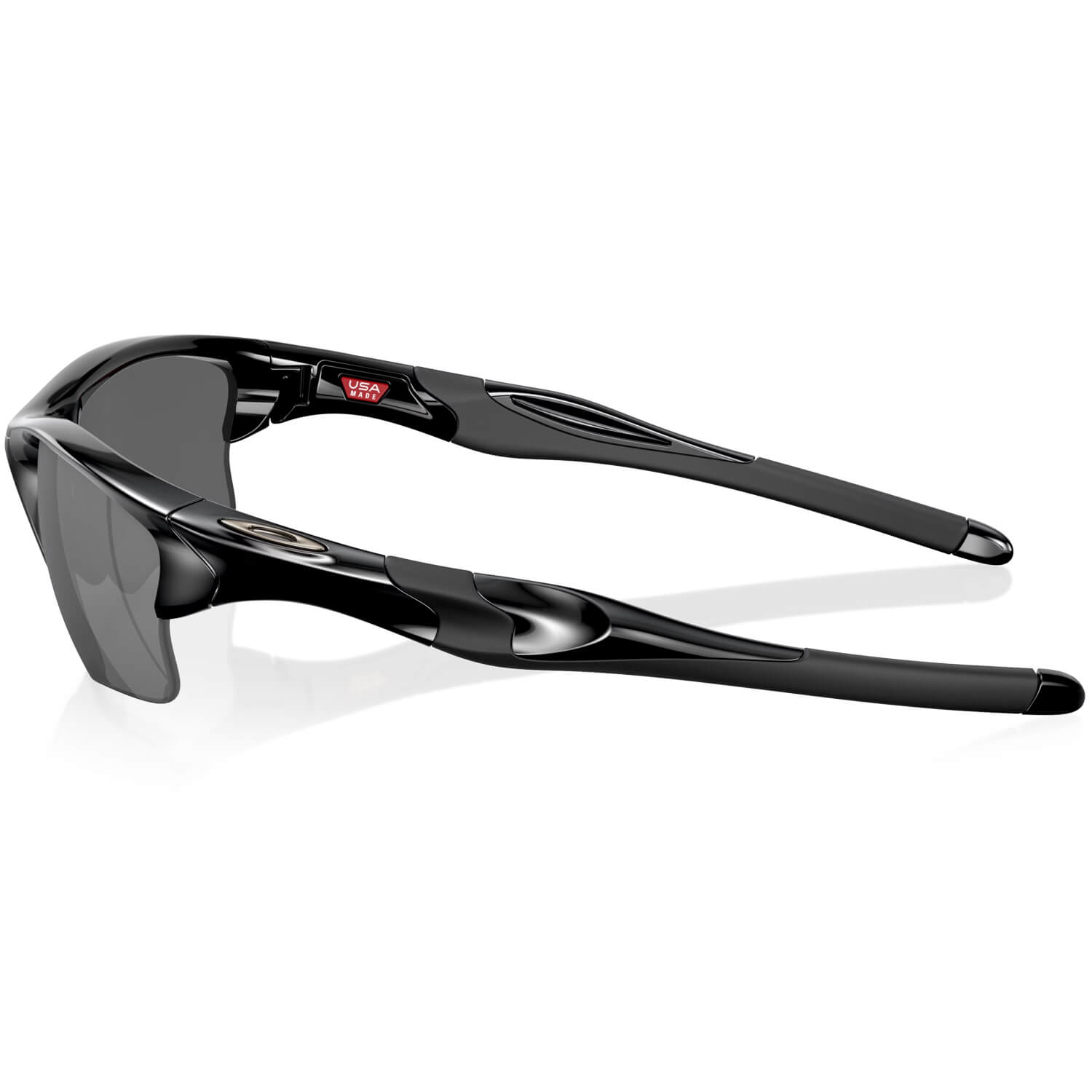 Oakley Half Jacket 2.0 XL Sunglasses Polished Black with Black Iridium Lenses-Safety Glasses USA