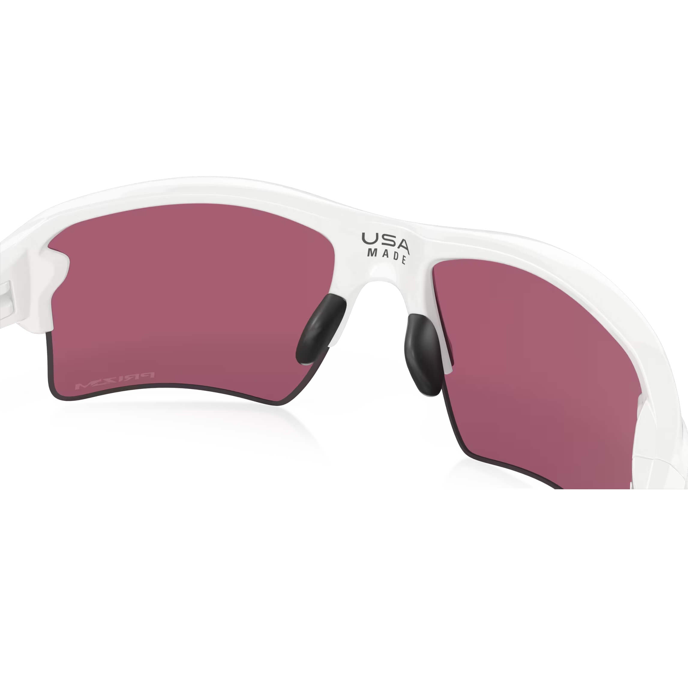 Oakley Flak Jacket 2.0 XL Sunglasses Polished White Frame with Prizm Baseball Outfield Lens-Safety Glasses USA