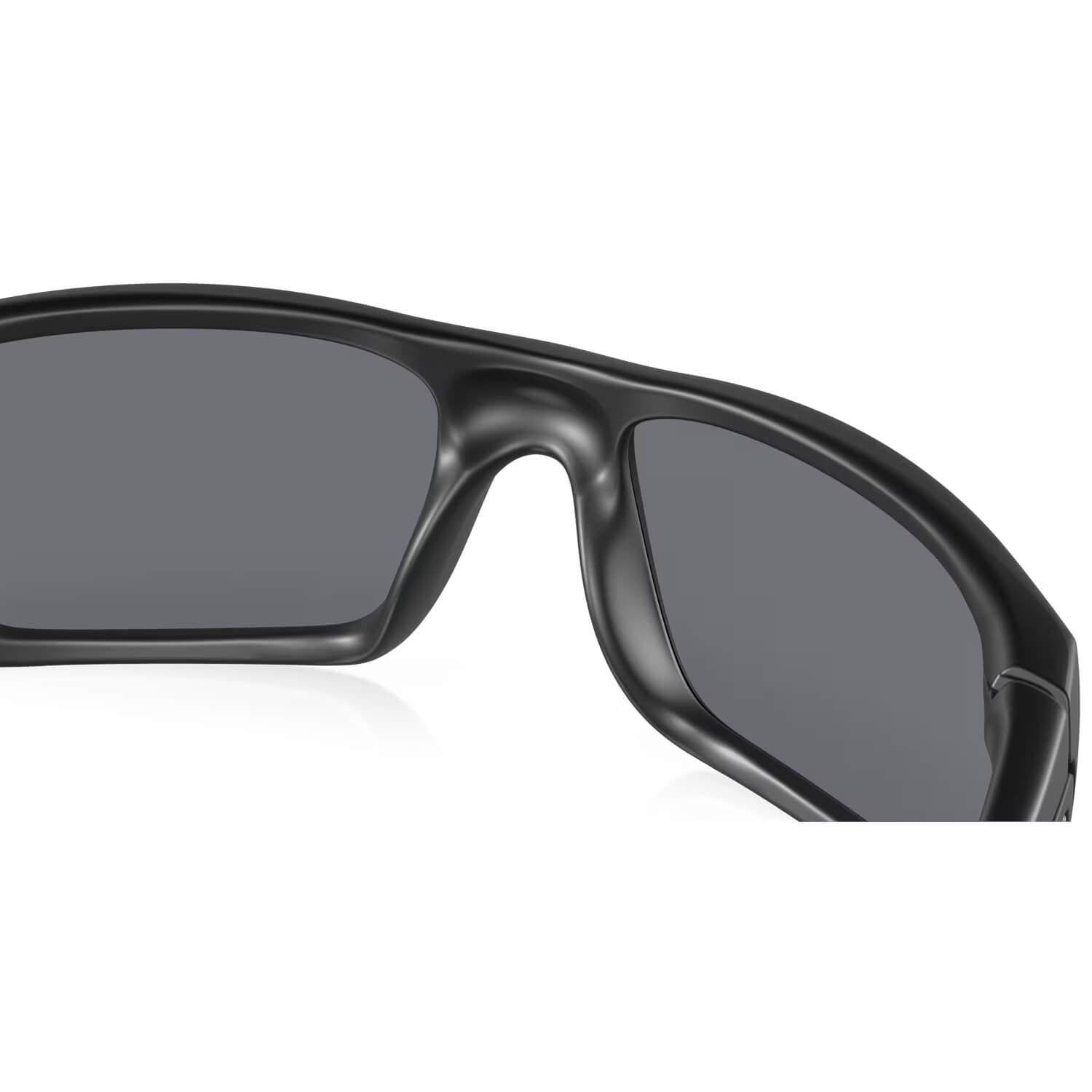 Oakley SI Fuel Cell Matte Black with RWB US Flag Icon and Grey Lenses-Safety Glasses USA