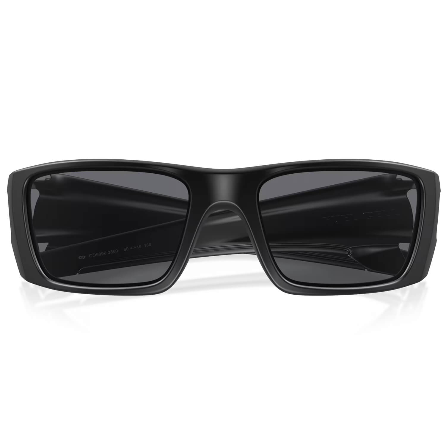 Oakley SI Fuel Cell Matte Black with RWB US Flag Icon and Grey Lenses-Safety Glasses USA