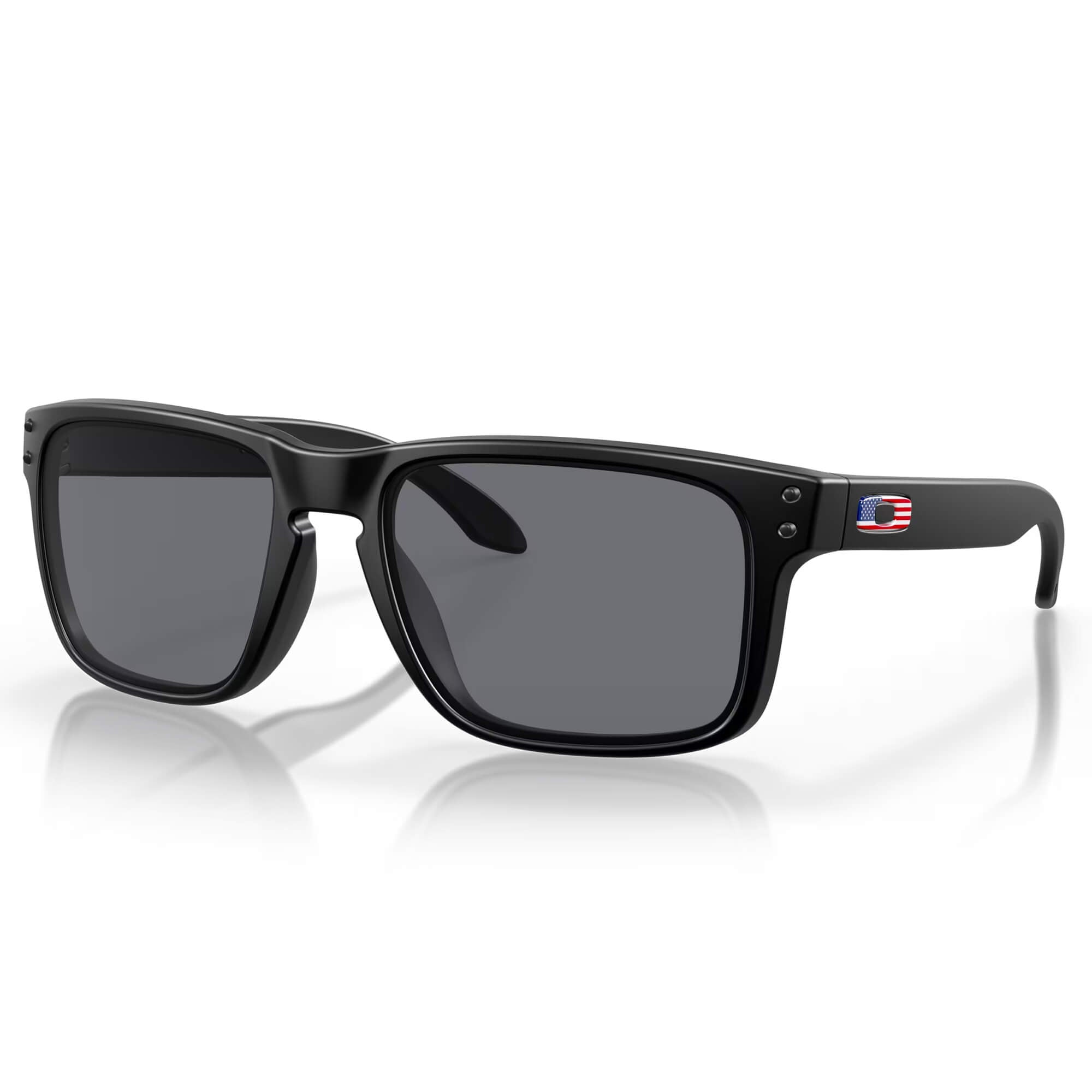 Oakley SI Holbrook USA Flag Sunglasses Matte Black with Gray Lenses-Safety Glasses USA-1