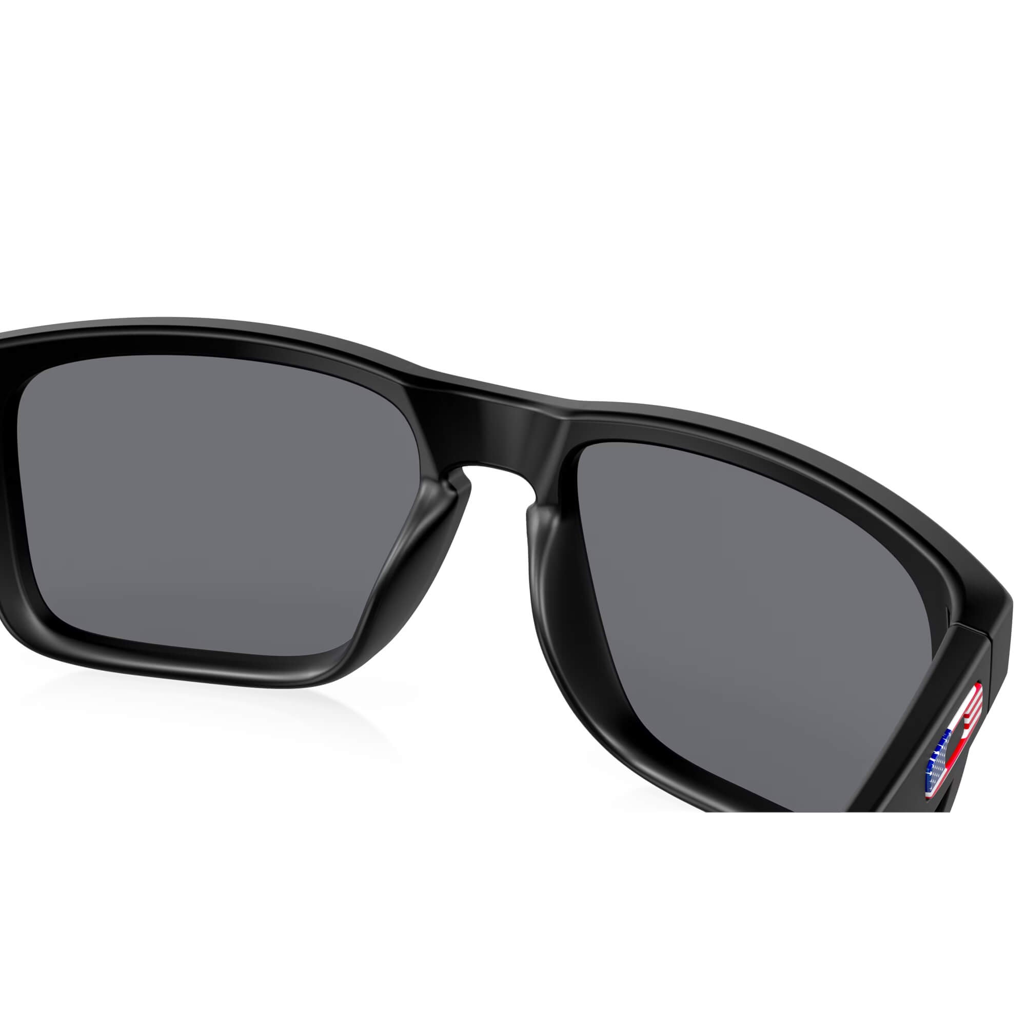 Oakley SI Holbrook USA Flag Sunglasses Matte Black with Gray Lenses-Safety Glasses USA-6