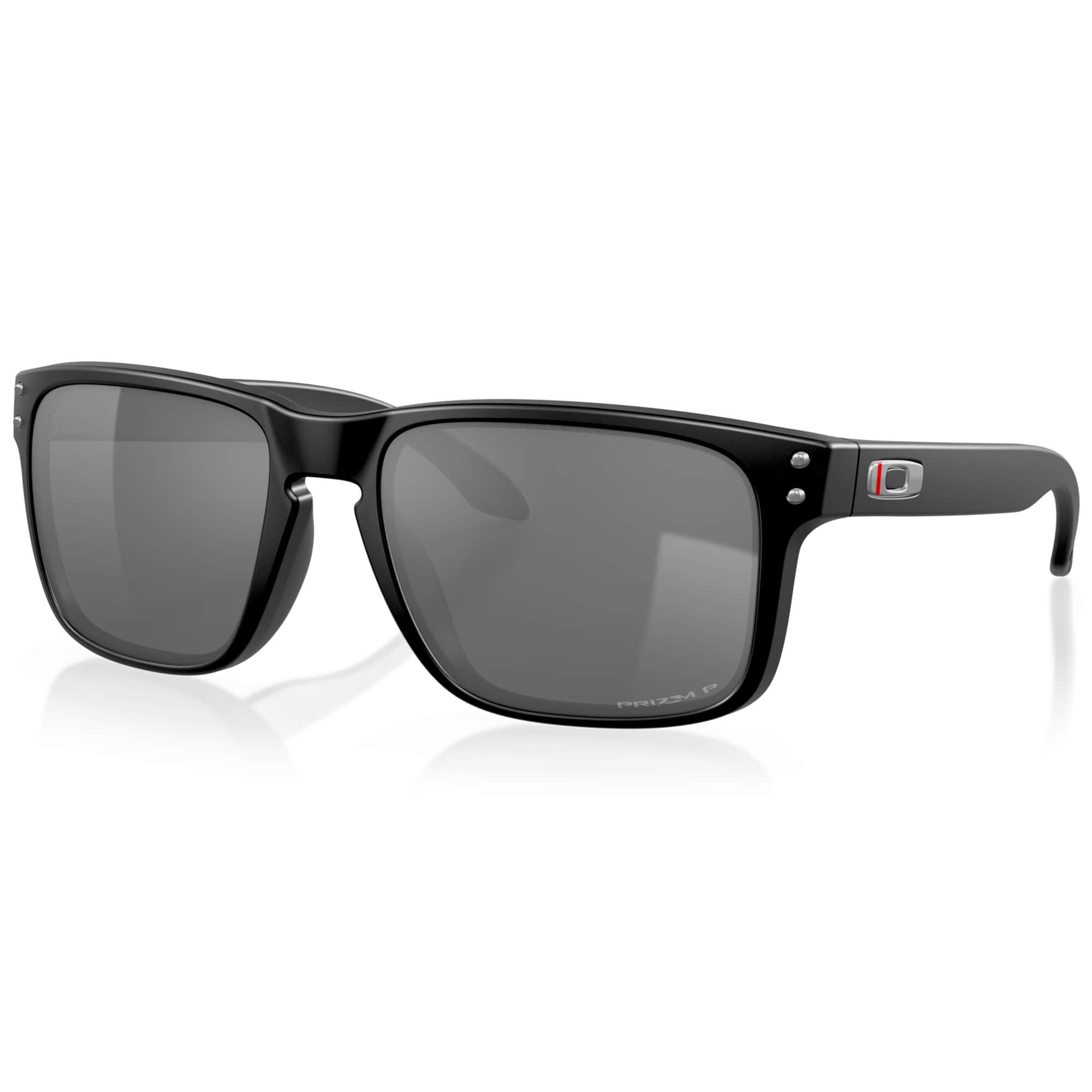 Oakley SI Holbrook Thin Red Line Sunglasses Matte Black with Polarized Prizm Black Lenses-Safety Glasses USA-1