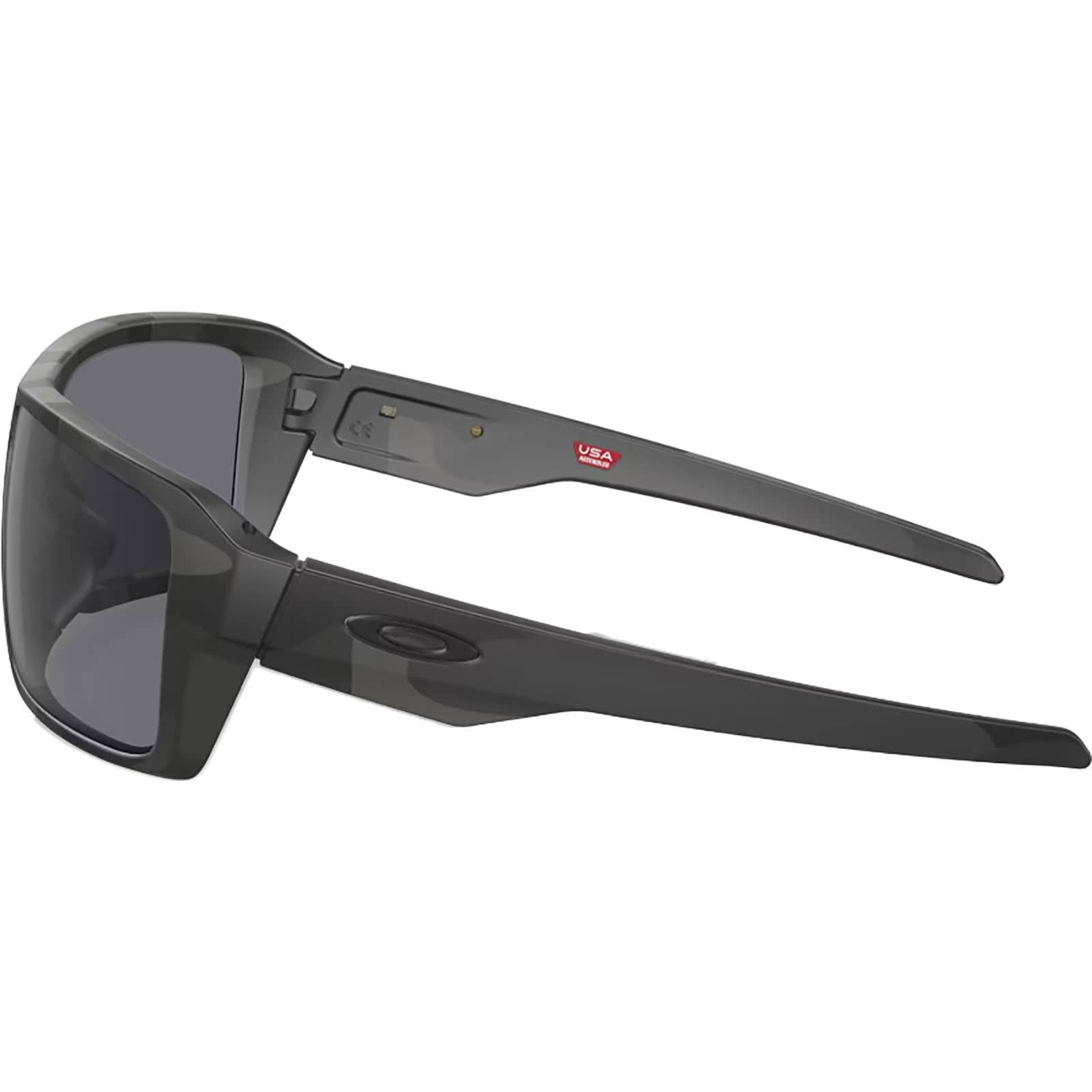 Oakley SI Double Edge Sunglasses Multicam Black with Gray Lenses OO9380-11 Left Temple View