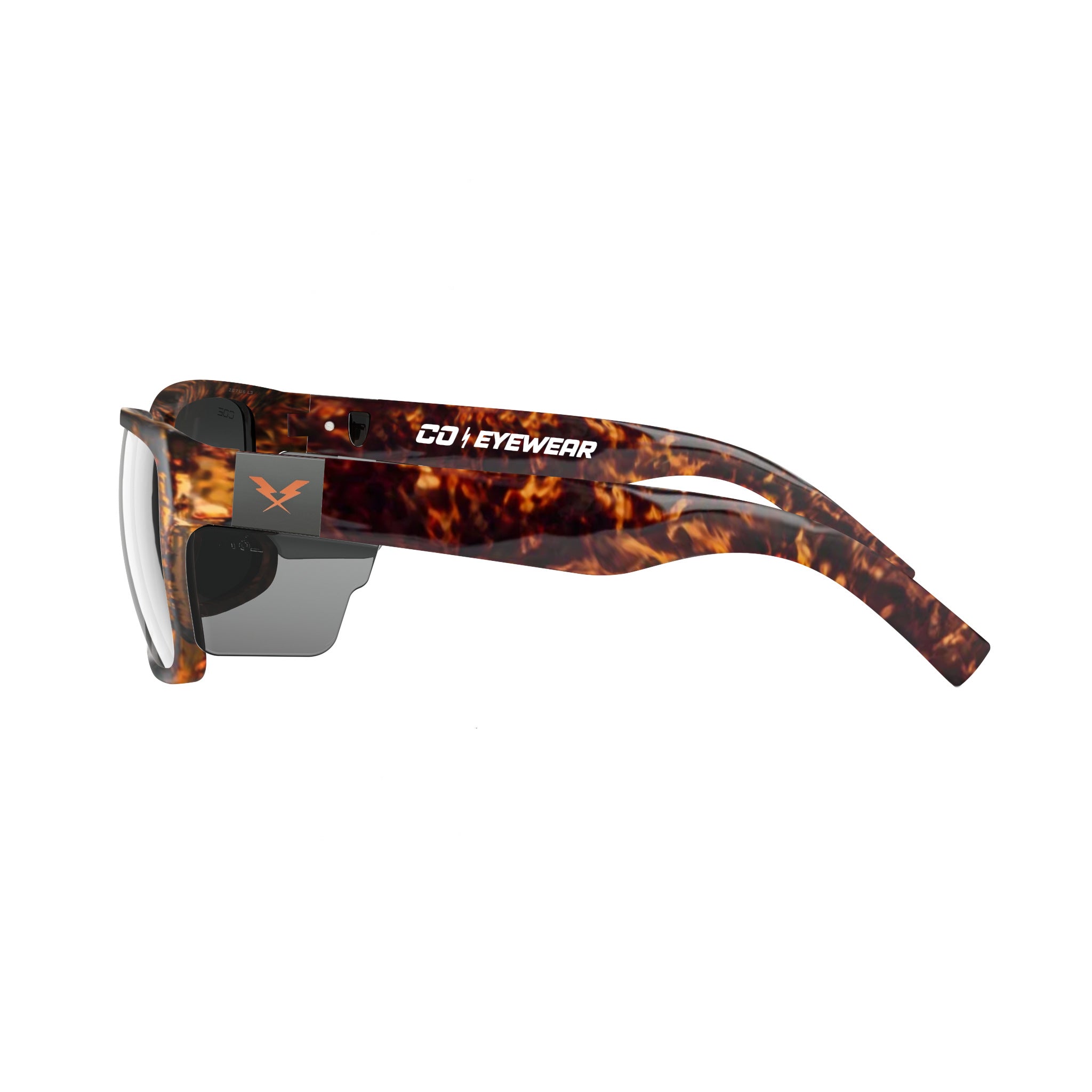 CO Eyewear Oiler Z87+ Safety Glasses with Tortoise Frame-Safety Glasses USA-3