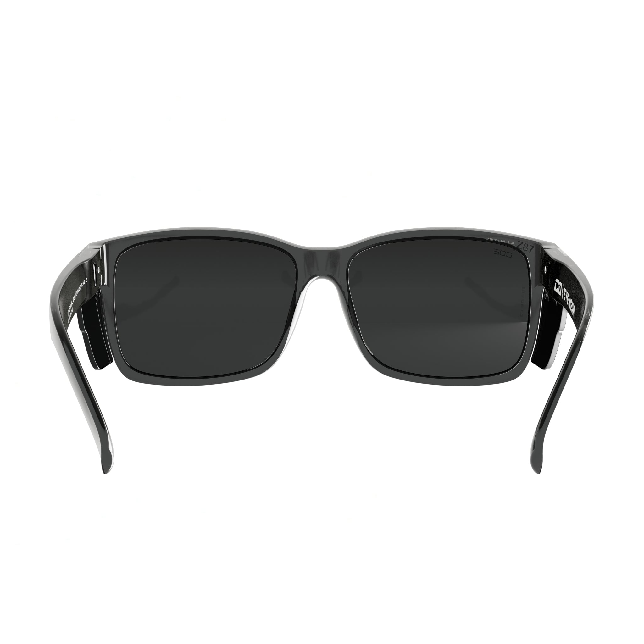 CO Eyewear Oiler XL Z87+ Safety Glasses with Gray Frame-Safety Glasses USA-4