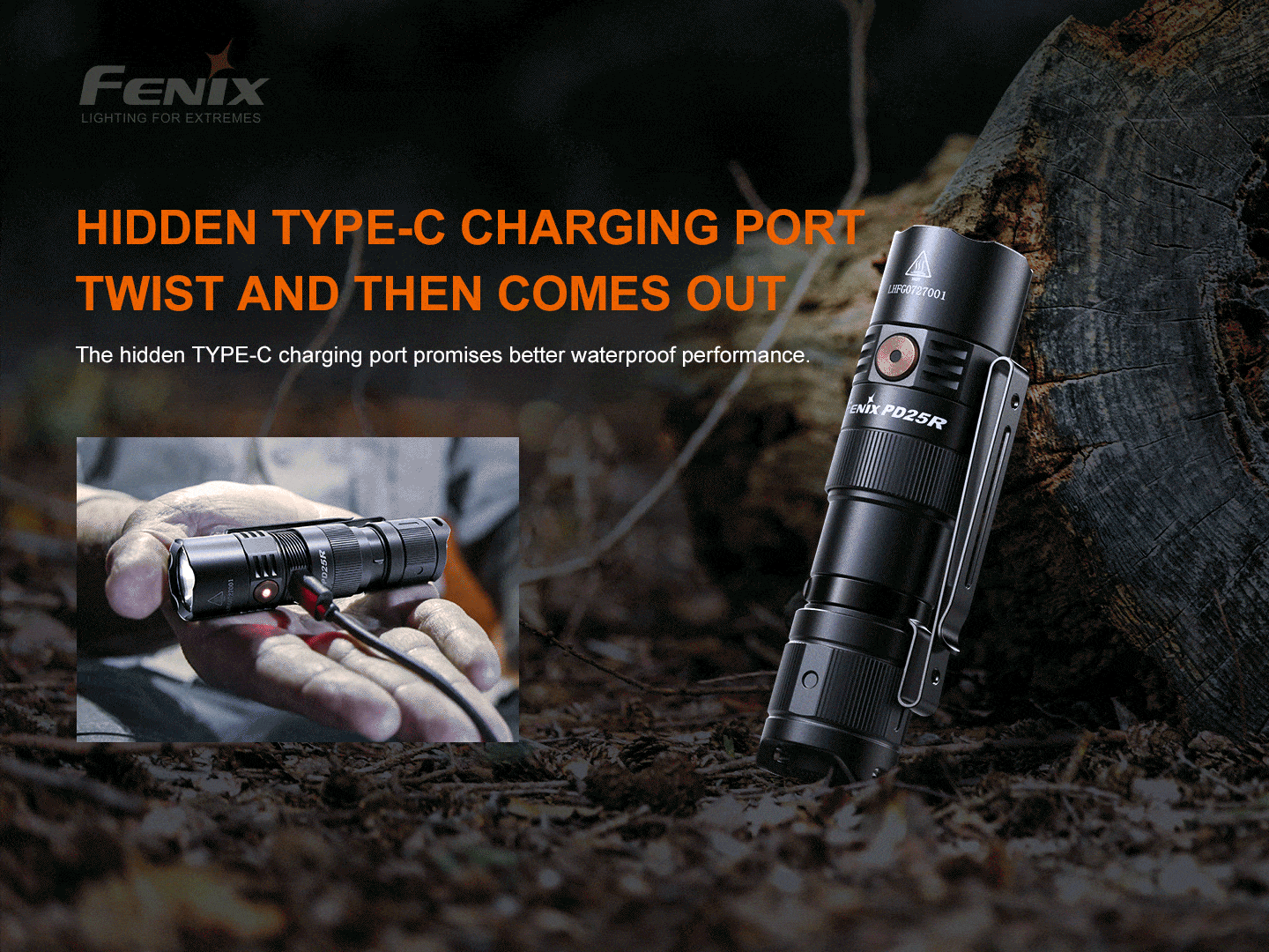 Fenix PD25R Rechargeable LED Flashlight--Safety Glasses USA-9