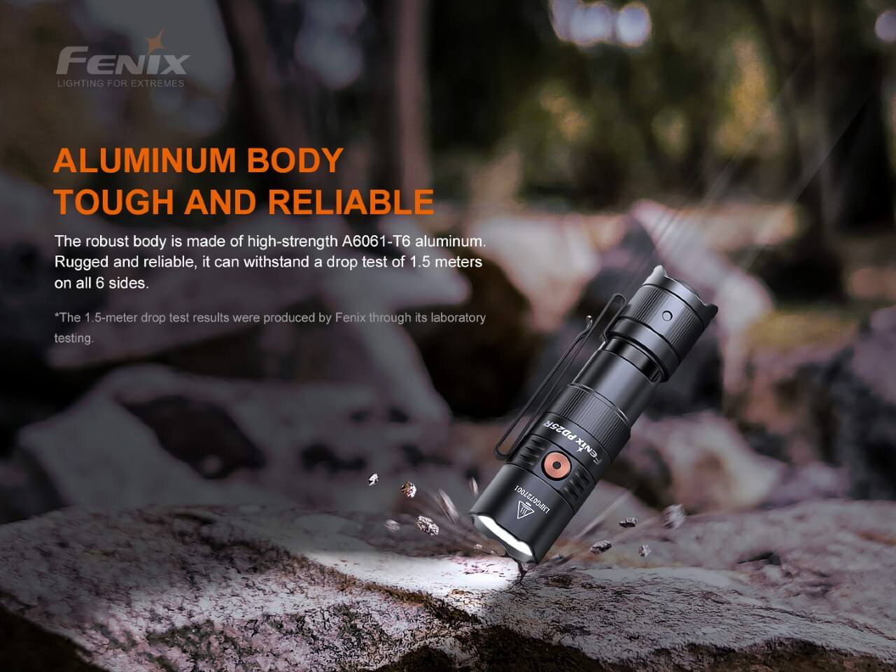 Fenix PD25R Rechargeable LED Flashlight--Safety Glasses USA-11