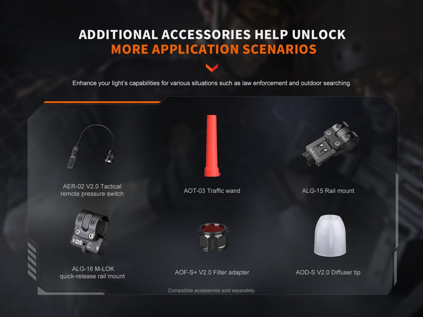 Fenix PD32R Rechargeable Silent Switch LED Flashlight-sku-48300746899752-Safety Glasses USA-15