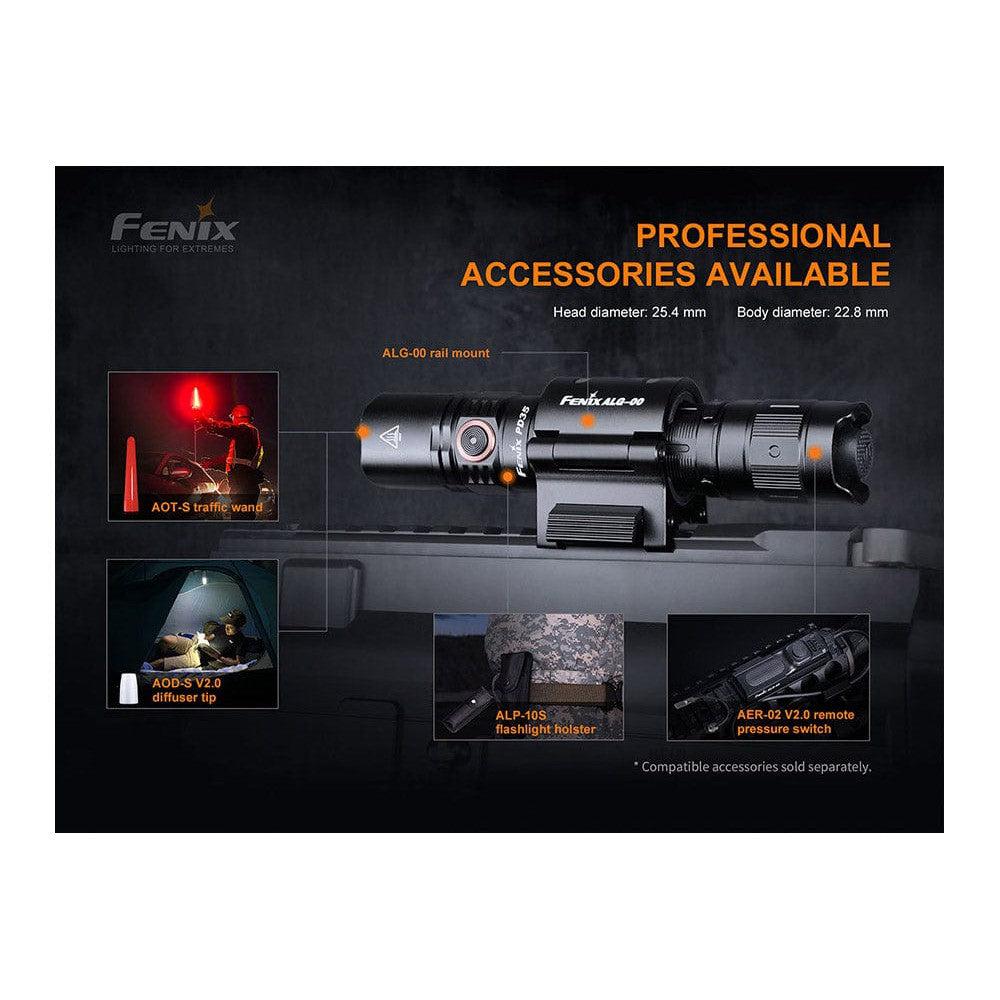 Fenix PD35 V3.0 Everyday Carry Flashlight - 1700 Lumens--Safety Glasses USA-15