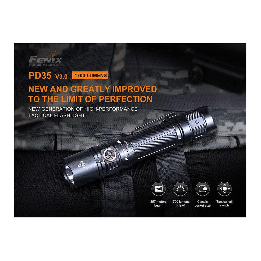 Fenix PD35 V3.0 Everyday Carry Flashlight - 1700 Lumens--Safety Glasses USA-4