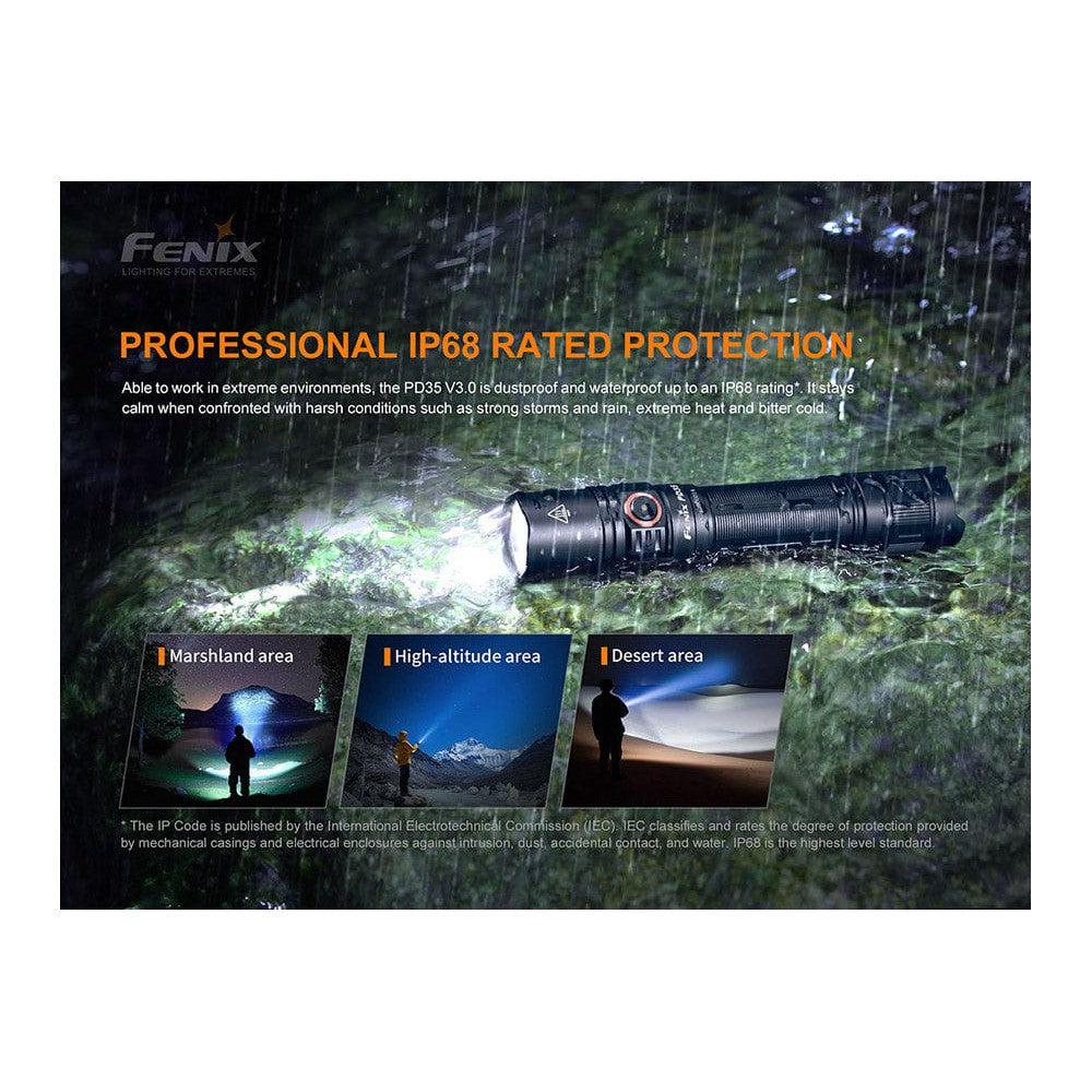 Fenix PD35 V3.0 Everyday Carry Flashlight - 1700 Lumens--Safety Glasses USA-14