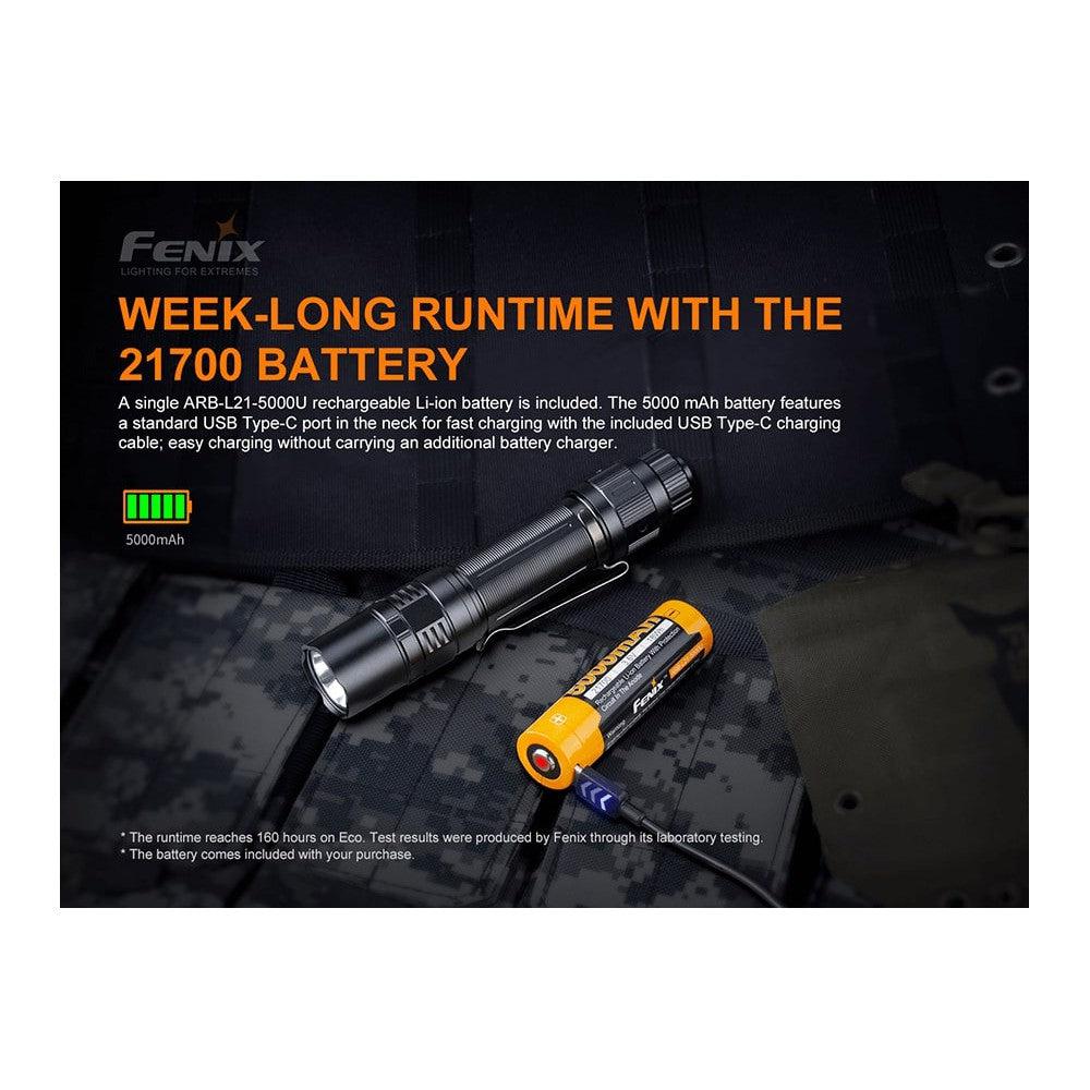 Fenix PD36 TAC Tactical Flashlight - 3000 Lumens-sku-44858620772648-Safety Glasses USA-6