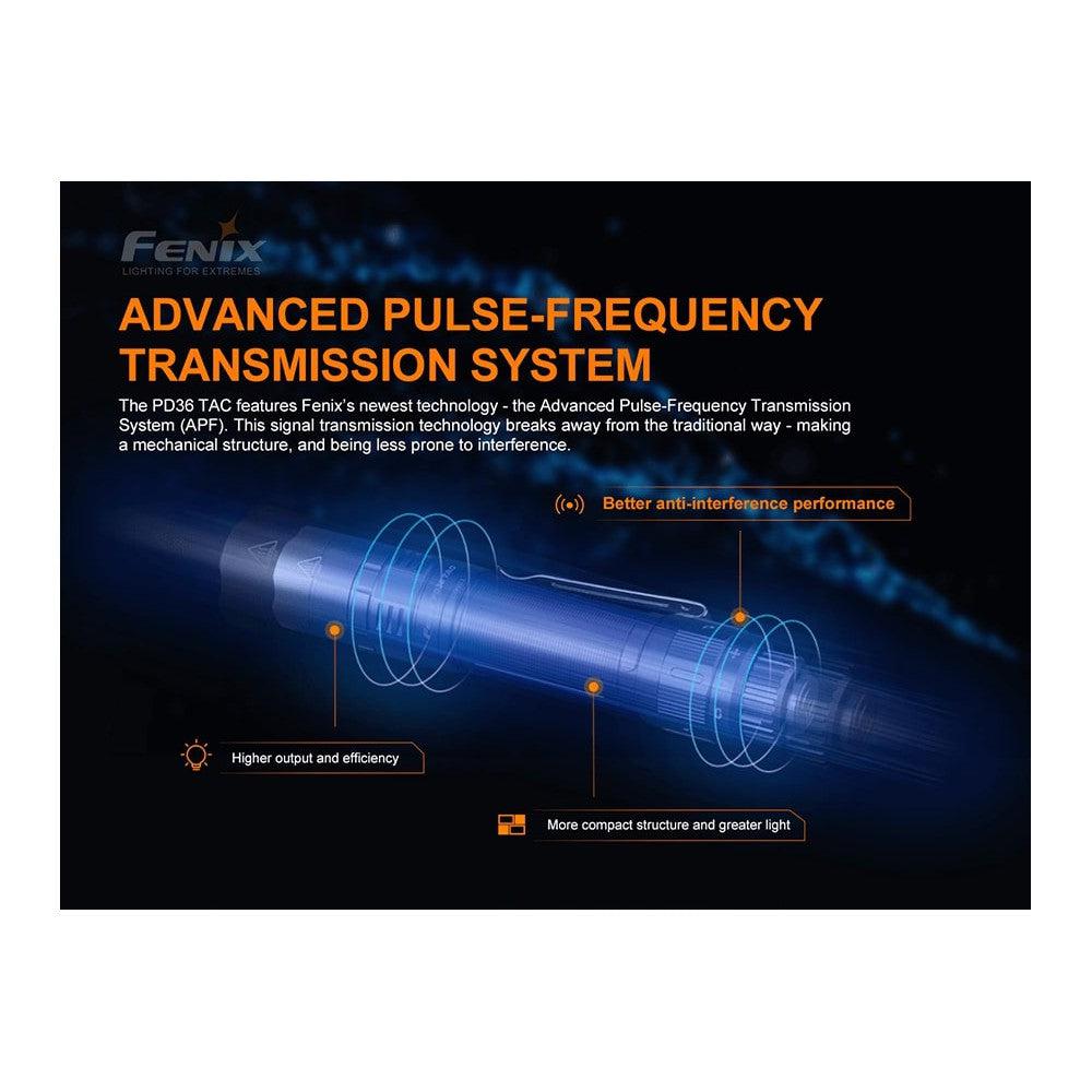 Fenix PD36 TAC Tactical Flashlight - 3000 Lumens-sku-44858620772648-Safety Glasses USA-11