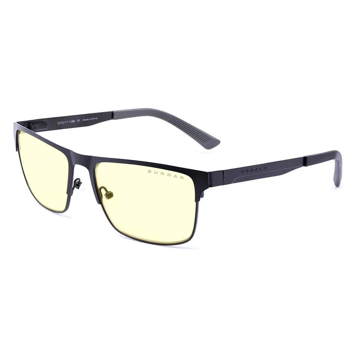 Gunnar Pendleton Blue Light Computer Glasses-Slate Frame Amber Lens-PEN-09501-Safety Glasses USA-2