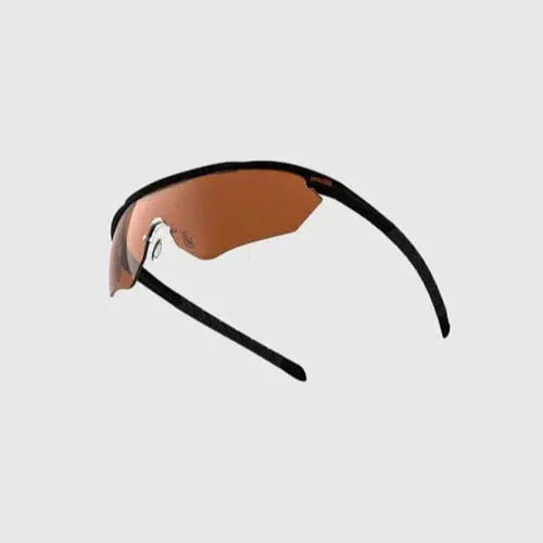 Randolph Phantom 2.0 Shooting Glasses Kit with Black Frame and HD Medium, Dark Purple and Modified Brown Lenses - Profile View