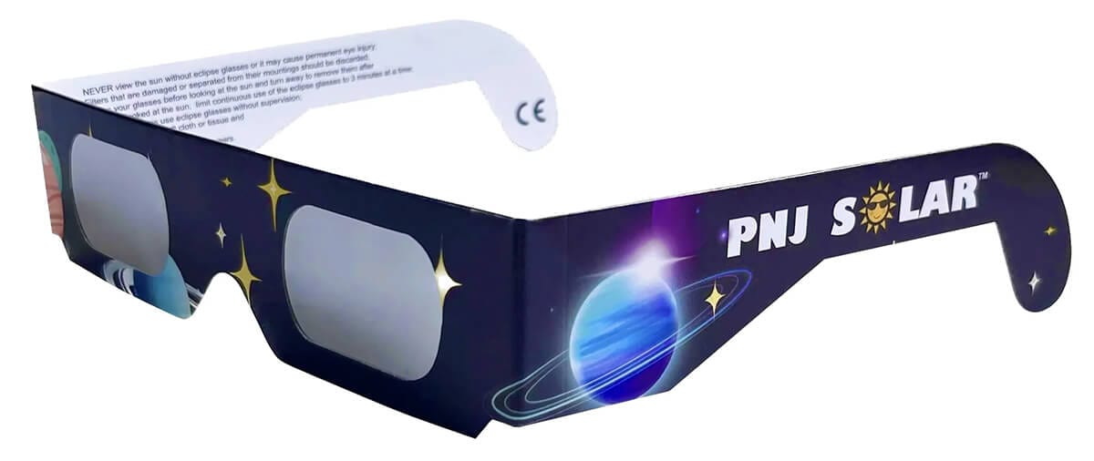 PNJ Eclipse Glasses ISO Certified Solar Eclipse Glasses - Planets
