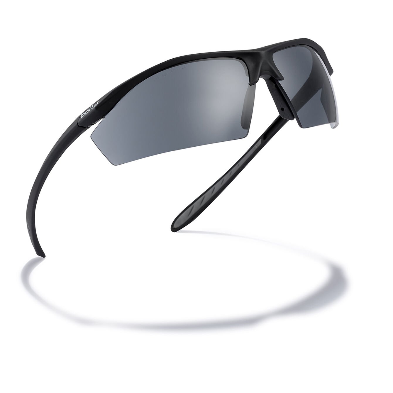 Bolle Sentinel Tactical Safety Glasses with Smoke Anti-Fog Lenses Front Right Profile View