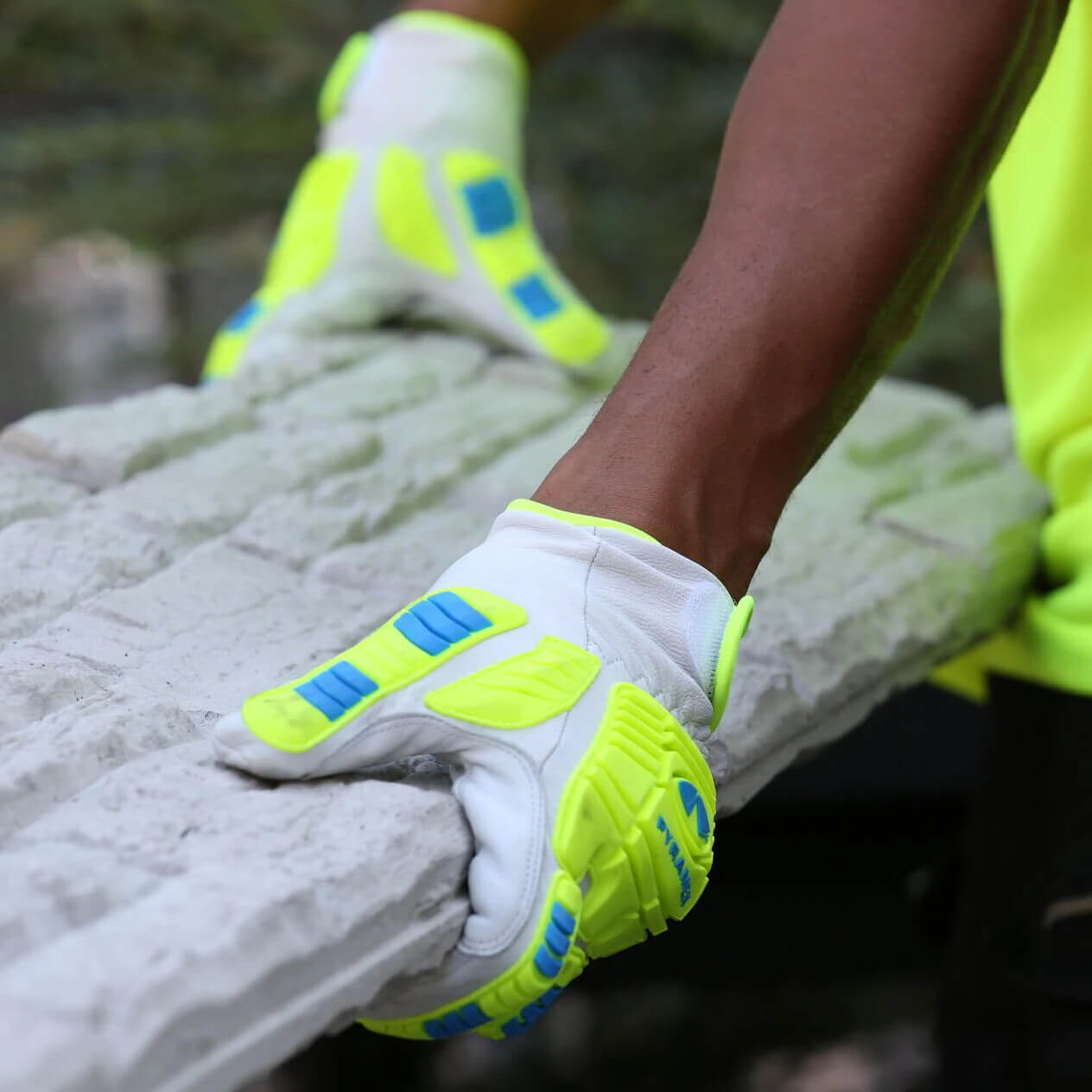 Pyramex GL3004CW Premium Goatskin High-Visibility Leather Driver Gloves (12 Pair)-Safety Glasses USA-6