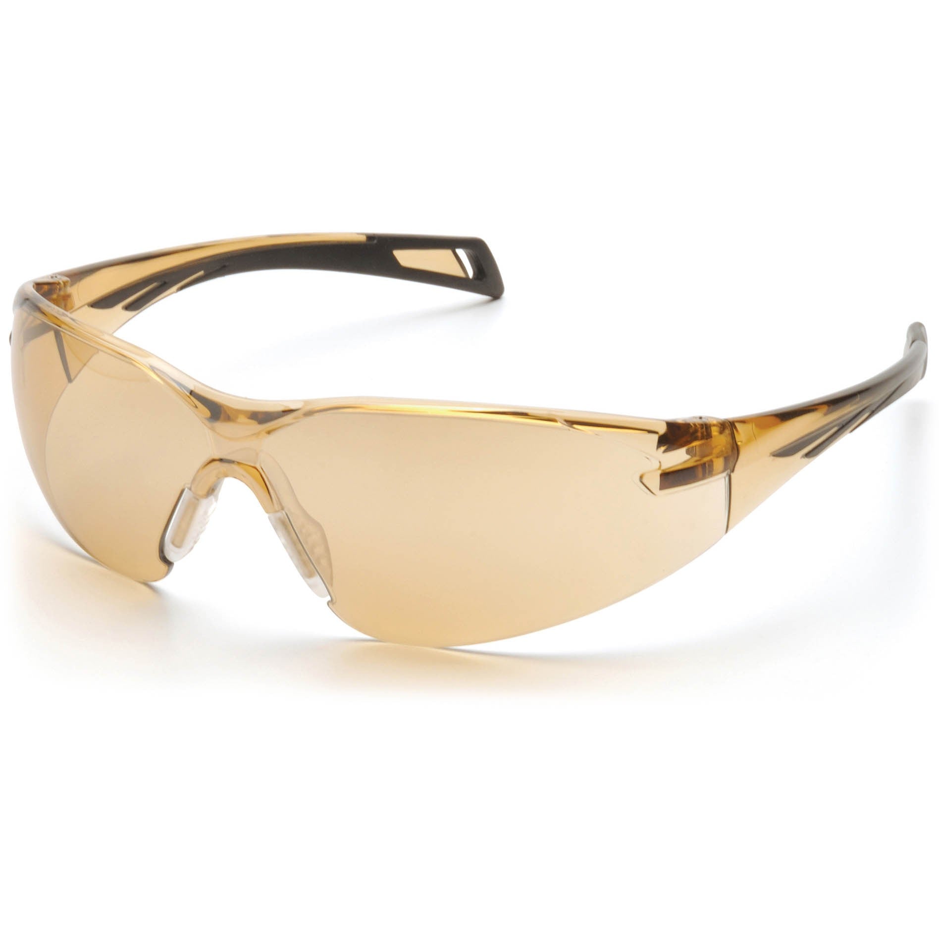 Pyramex SB7138S PMXSLIM Safety Glasses Black Temples Sandstone Bronze Lens