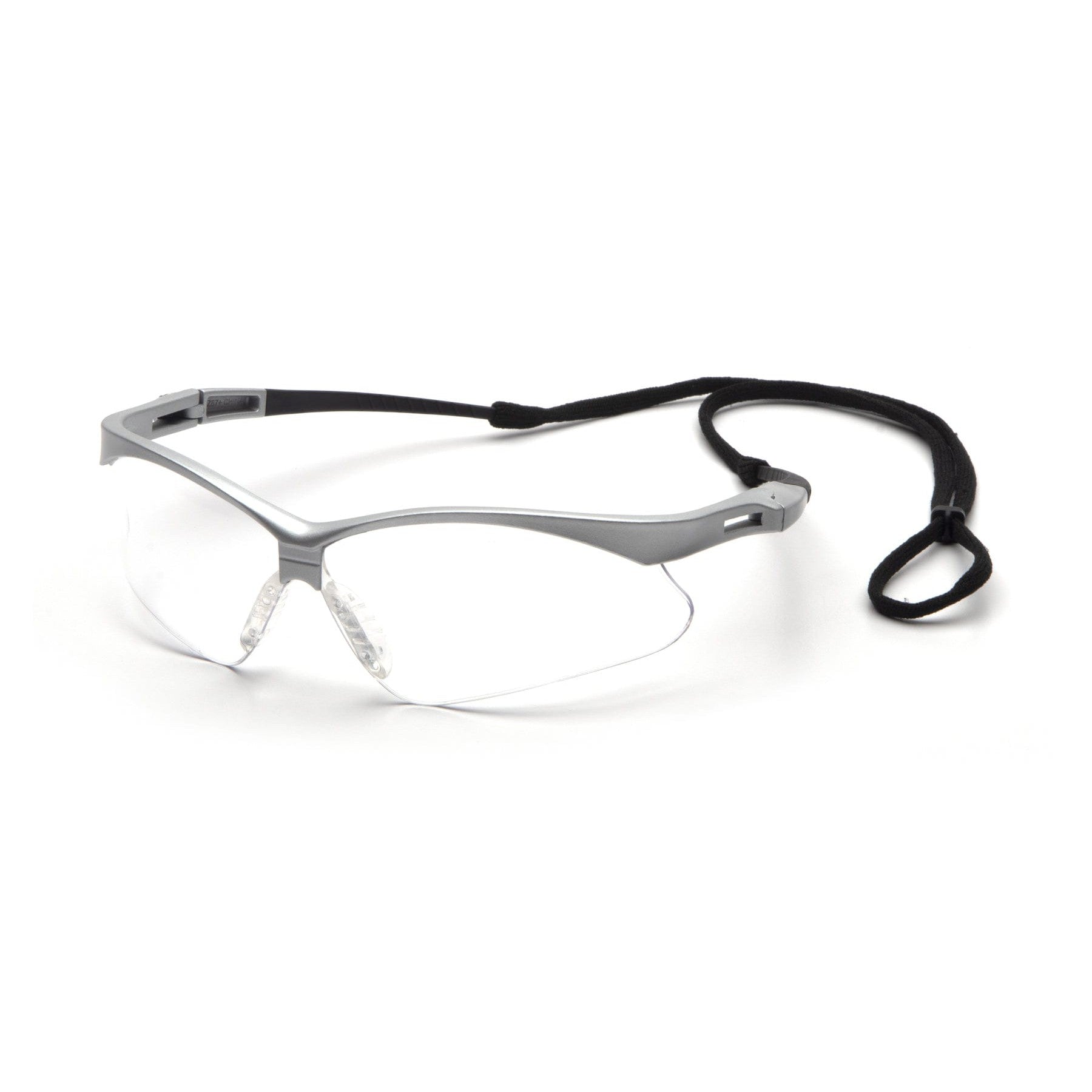 Pyramex PMXtreme Safety Glasses Silver Frame with Clear Lens-SS6310SP-Safety Glasses USA-1