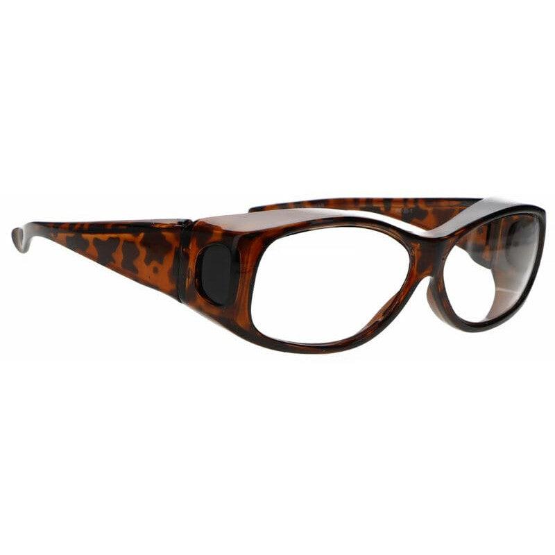 Phillips 33 Over-Prescription Radiation Glasses with Brown Tortoise Frame