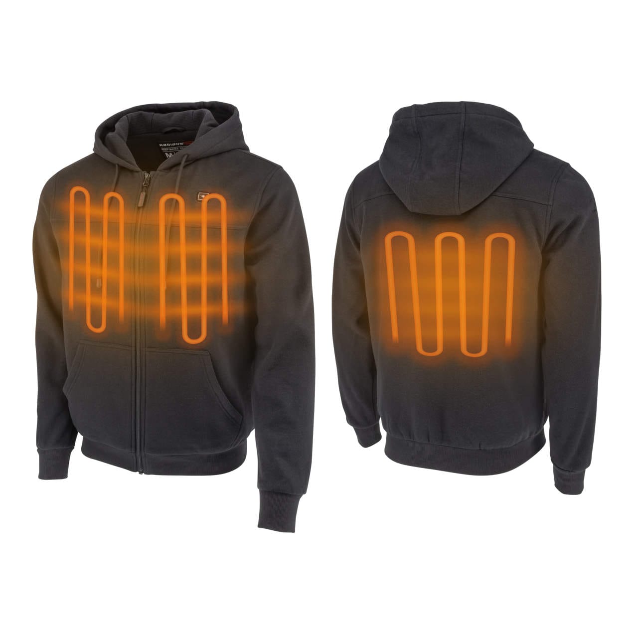 Radians RHG-H300G Heated Men's Hoodie-Small-RHG-H300G-S-Safety Glasses USA-2