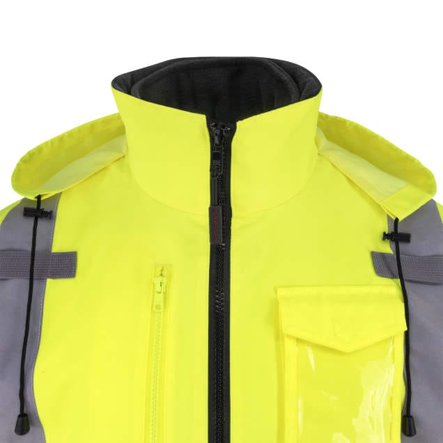 Radians RHG-SJ13G 3-in-1 Class 3 Hi-Vis Bomber Jacket with Inner Heated Vest--Safety Glasses USA-8