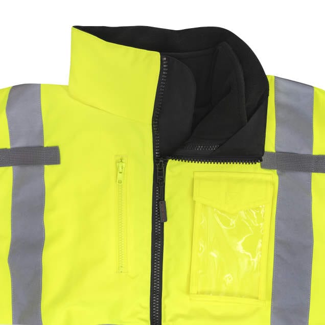 Radians RHG-SJ13G 3-in-1 Class 3 Hi-Vis Bomber Jacket with Inner Heated Vest--Safety Glasses USA-9