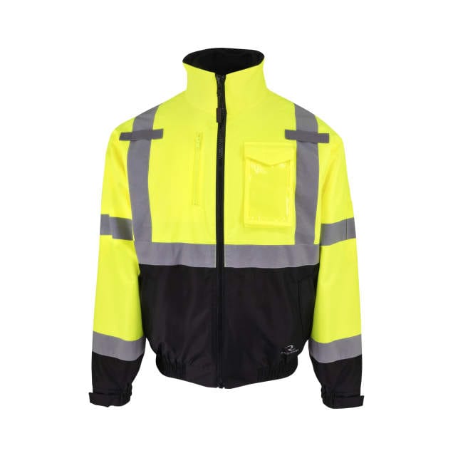 Radians RHG-SJ13G 3-in-1 Class 3 Hi-Vis Bomber Jacket with Inner Heated Vest--Safety Glasses USA-4