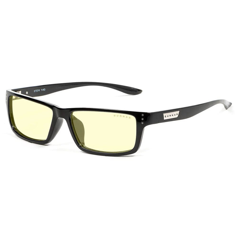 Gunnar Riot Blue Light Computer Glasses-Onyx Frame Amber Lens-RIO-00101-Safety Glasses USA-1
