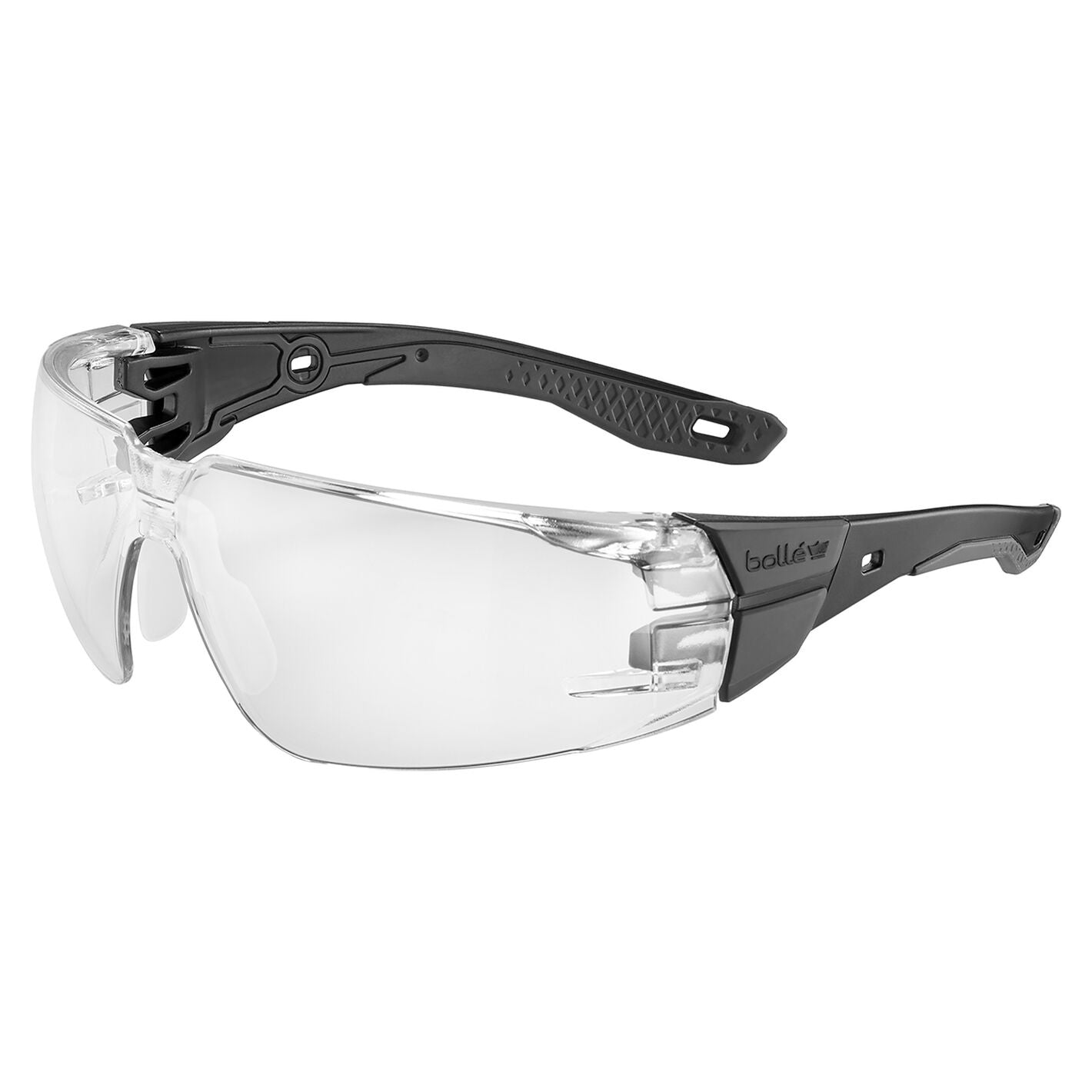 Bolle Safety Safety Glasses, M/L, Clear Lens, RUSPMN10U