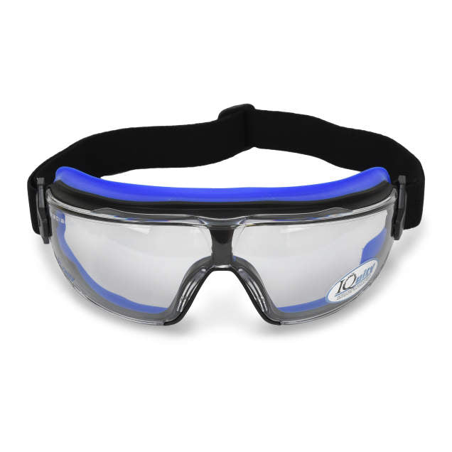 Radians LPX IQuity Safety Goggle with Clear Anti-Fog Lens front view